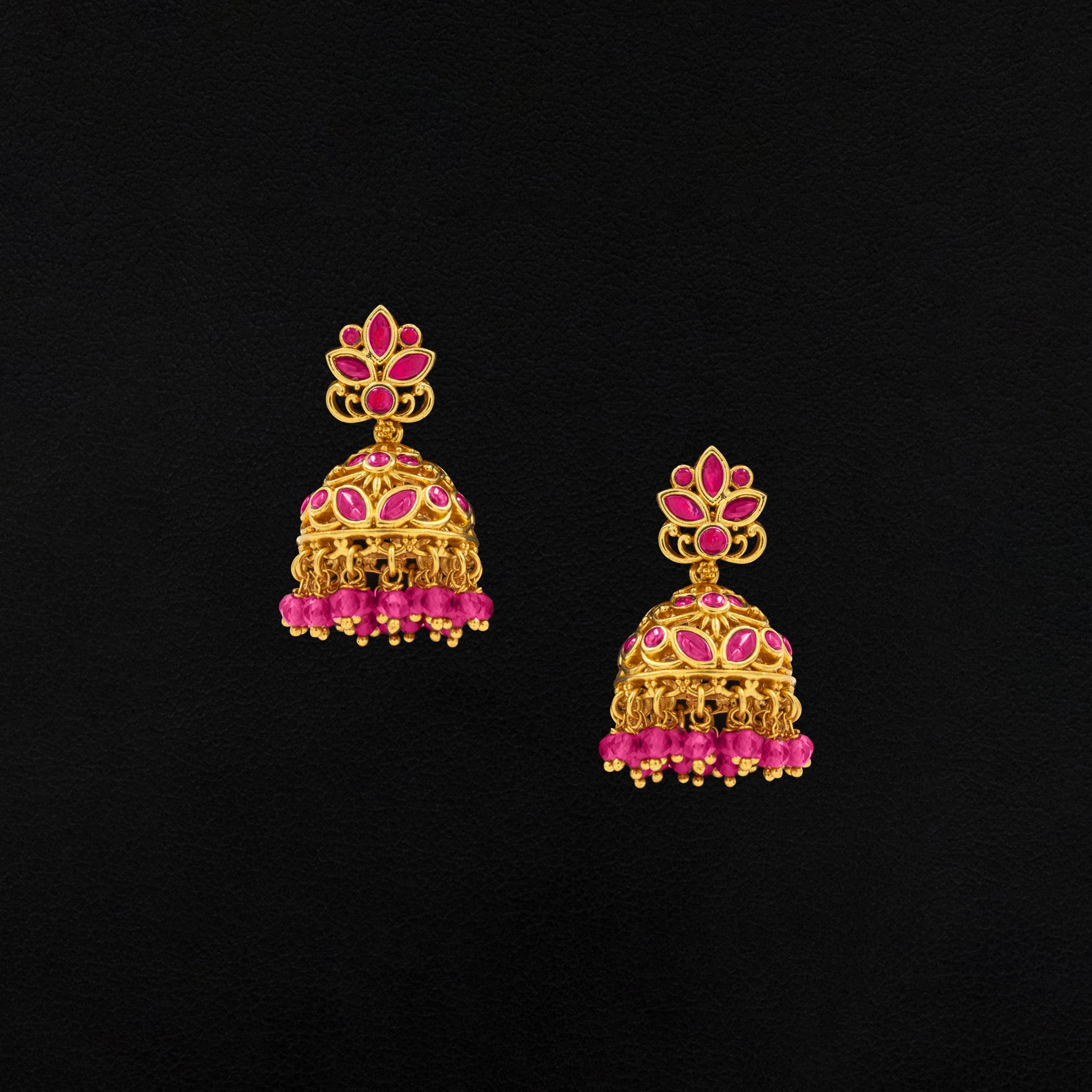 SRESHTA COLLECTION GERU NECKLACE WITH EARRING PSGRNSSR35R-035,PSGRJSTSR29R-033