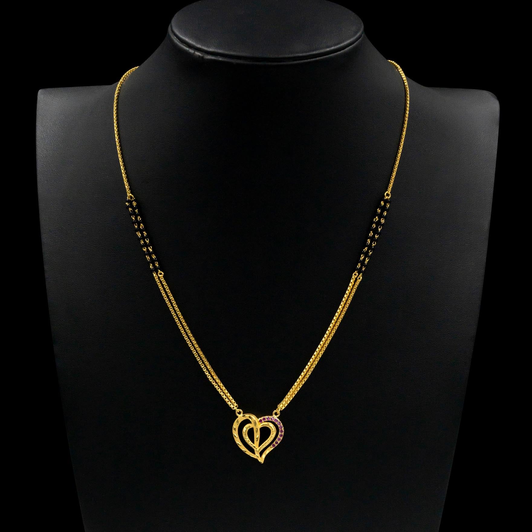 Karimani (Mangalsutra) chain PLKM1R-6-004
