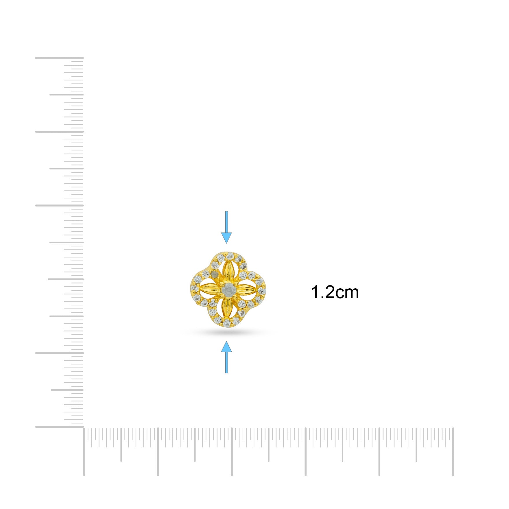 STONE EARRING PSST396W-001