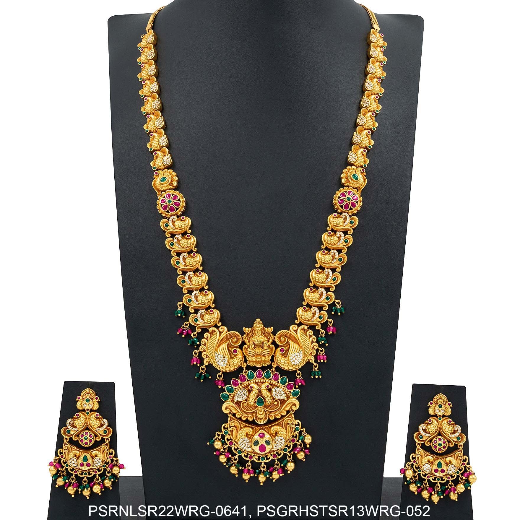 SRESHTA Haram GERU NECKLACE WITH STUD PSGRNLSR22WRG-0641,PSGRHSTSR13WRG-052