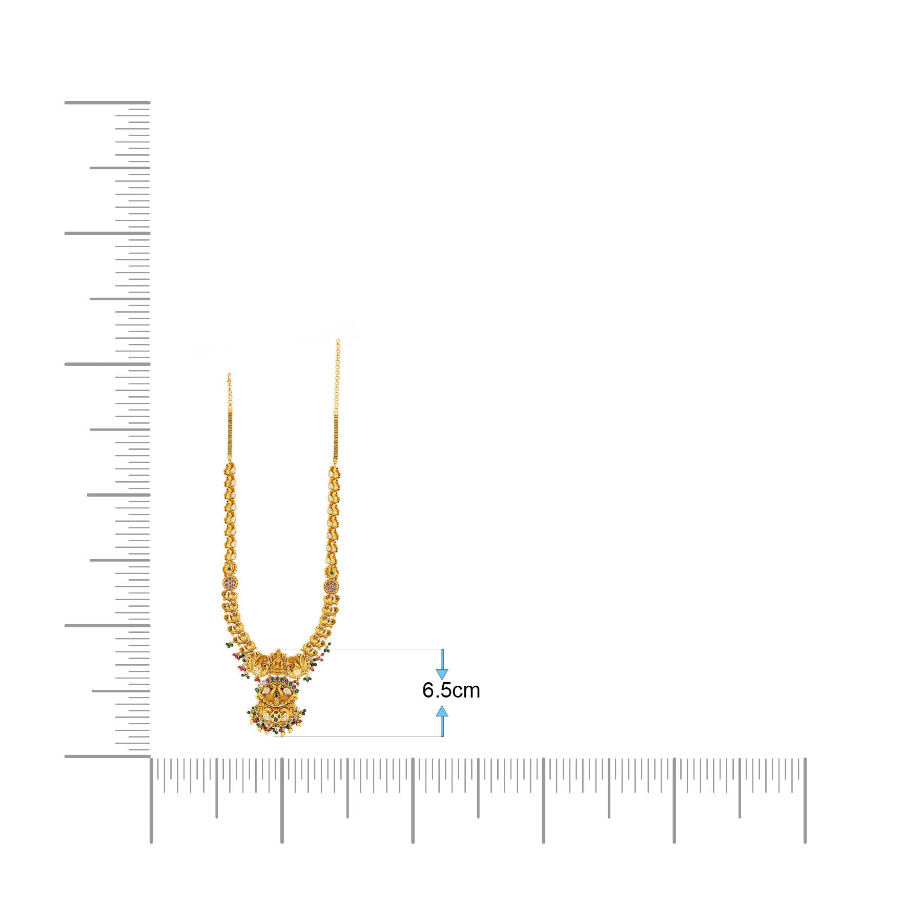 SRESHTA Haram GERU NECKLACE WITH STUD PSGRNLSR22WRG-0641,PSGRHSTSR13WRG-052