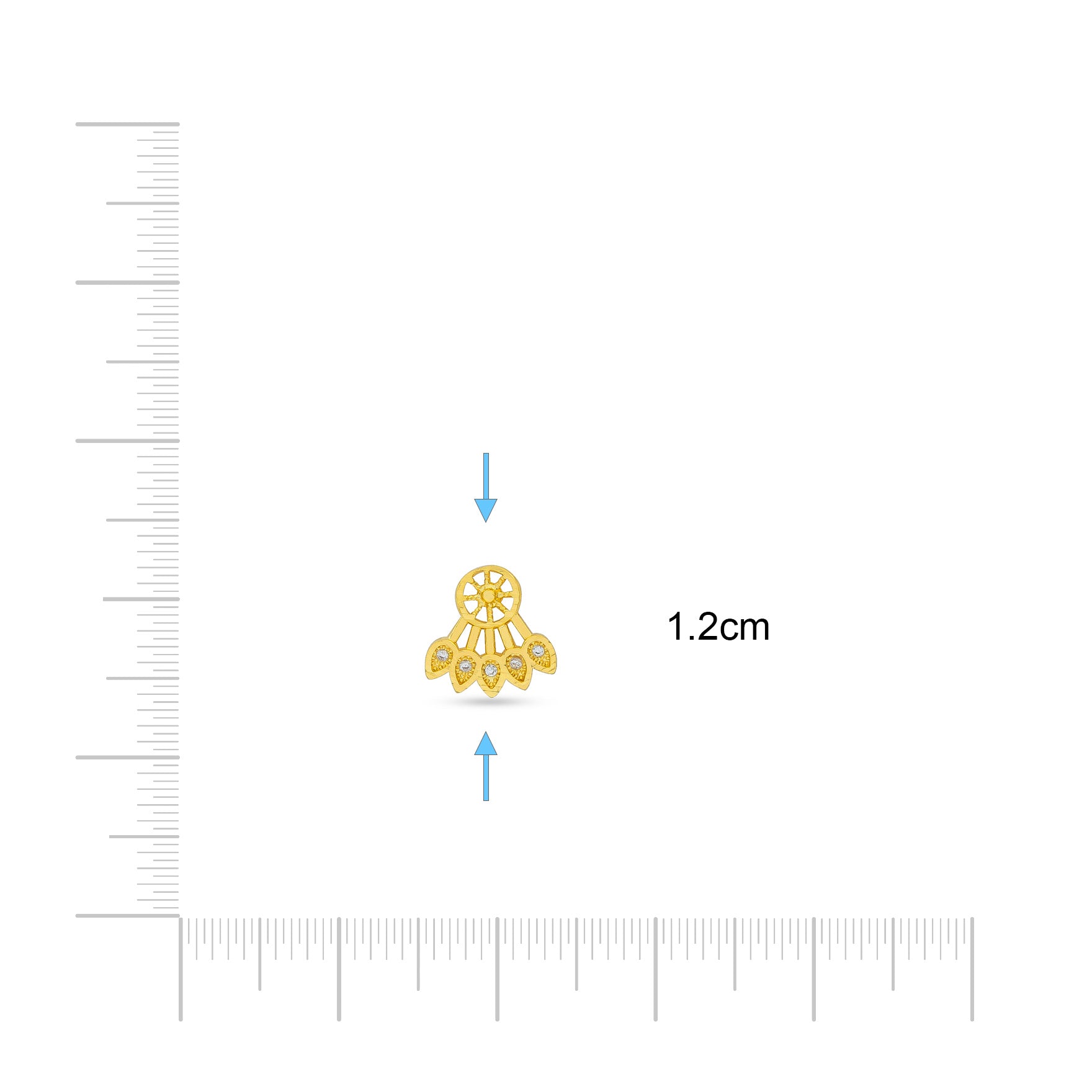 STONE EARRING PSST417W-001