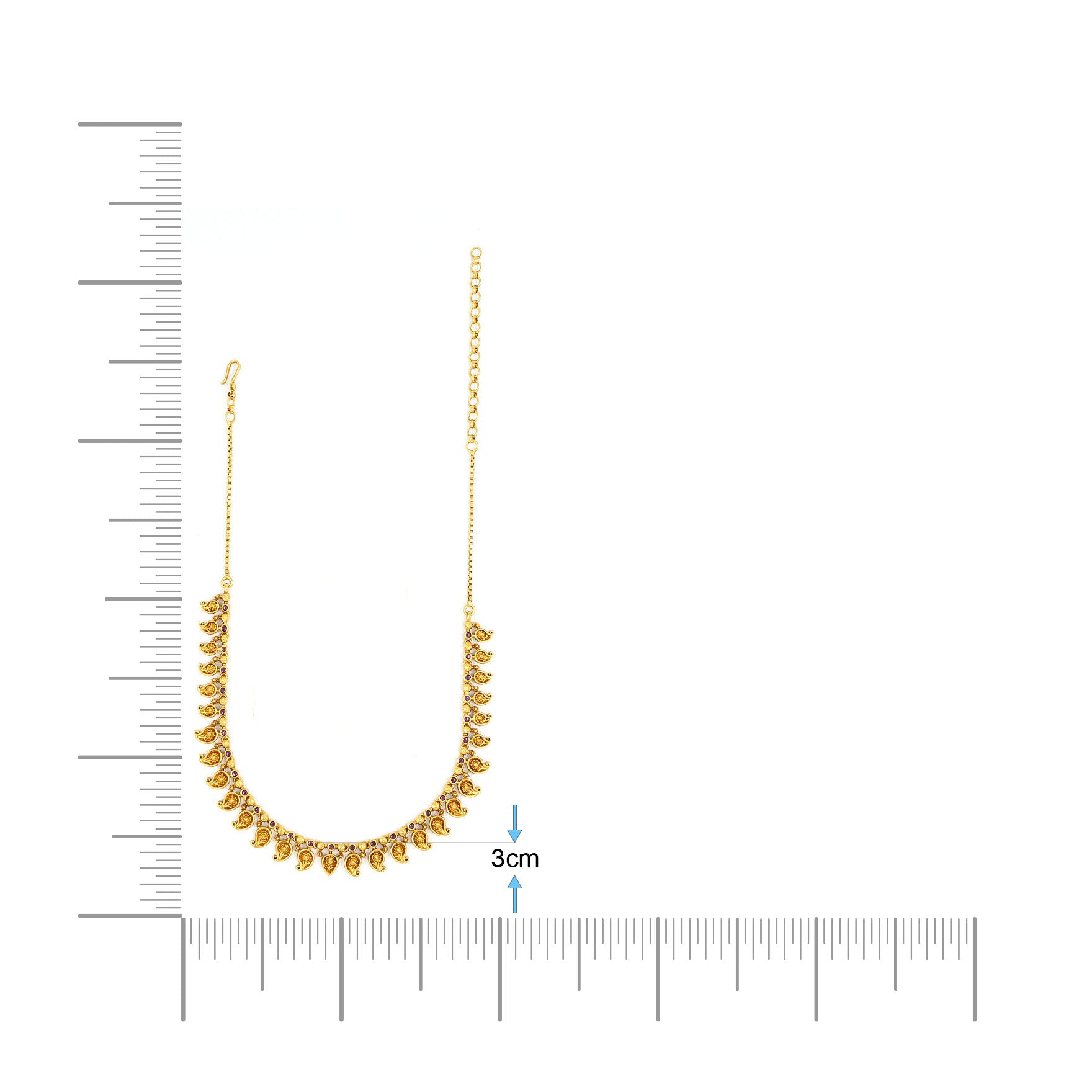 SRESHTA COLLECTION GERU NECKLACE WITH EARRING PSGRNSSR34R-035,PSGRHSTSR8R-041