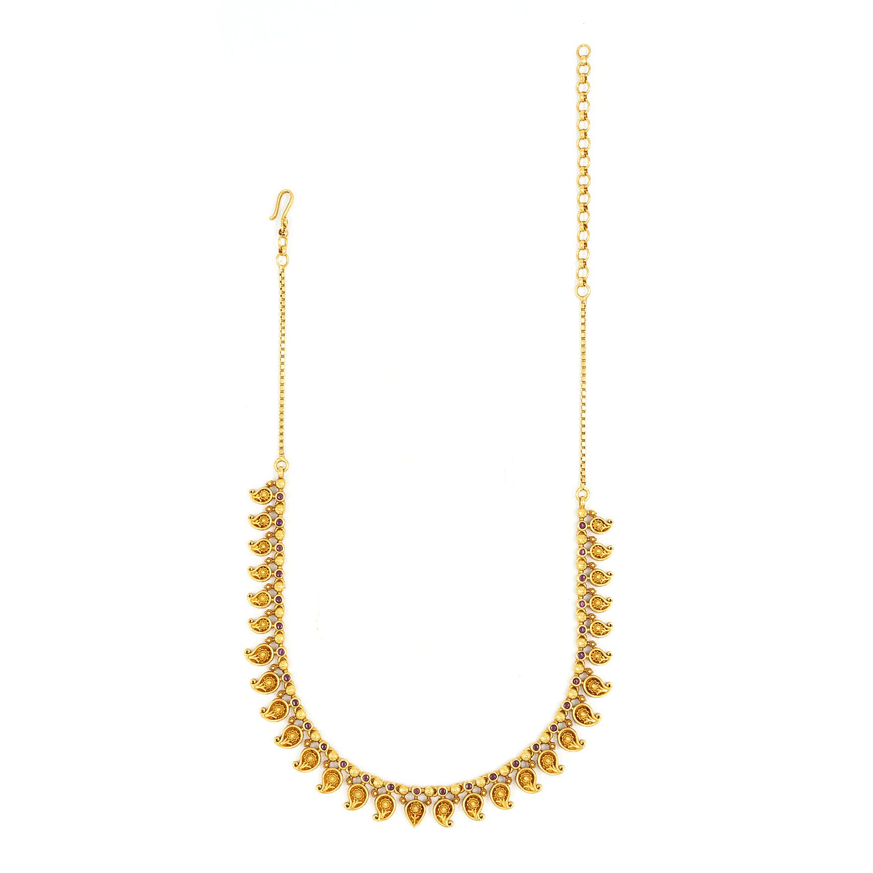 SRESHTA COLLECTION GERU NECKLACE WITH EARRING PSGRNSSR34R-035,PSGRHSTSR8R-041