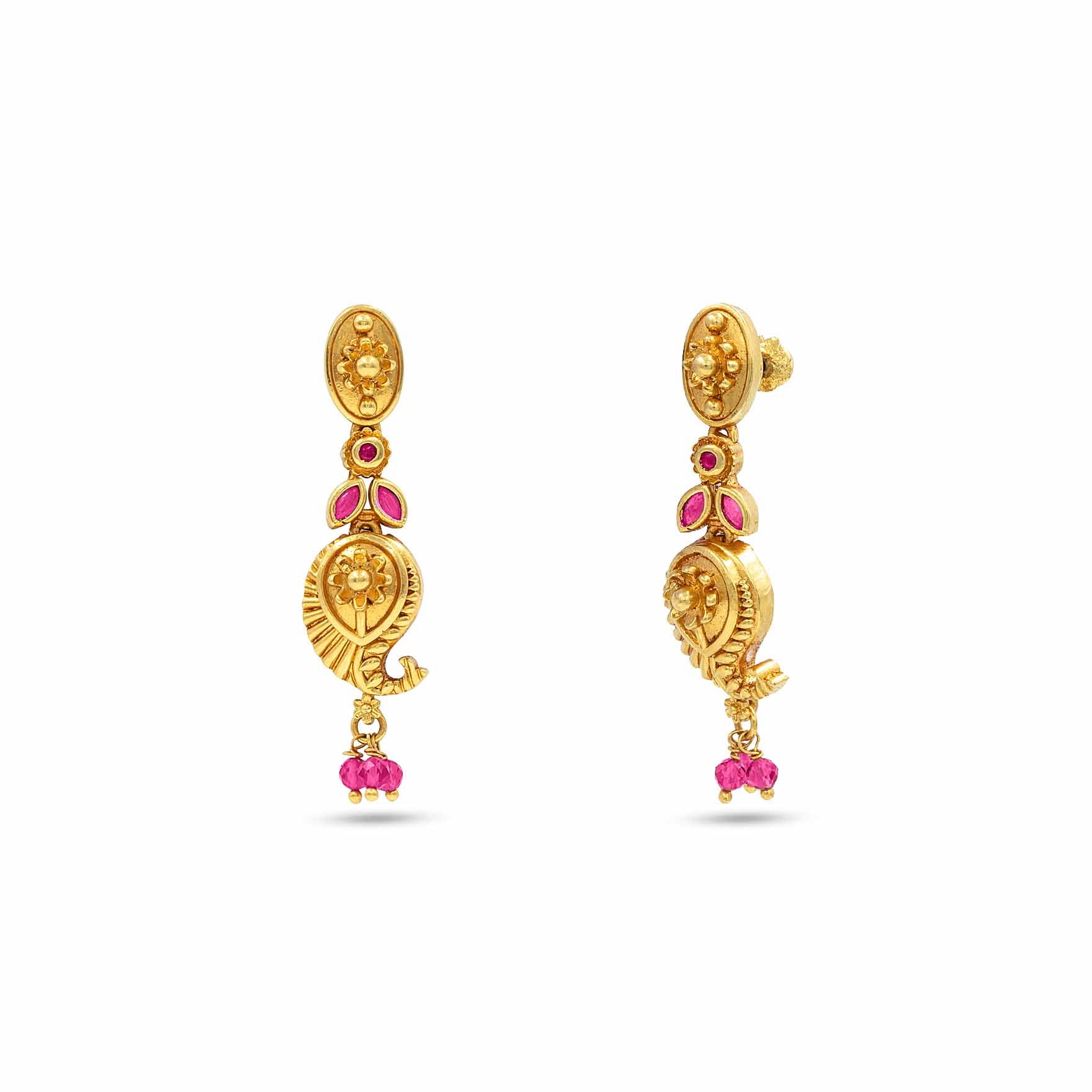 SRESHTA COLLECTION GERU NECKLACE WITH EARRING PSGRNSSR22R-036,PSGRHSTSR28R-061