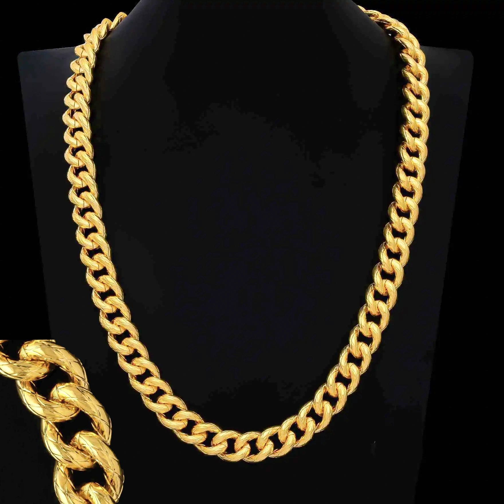 Curb Heavy Round Chain Gold Layered