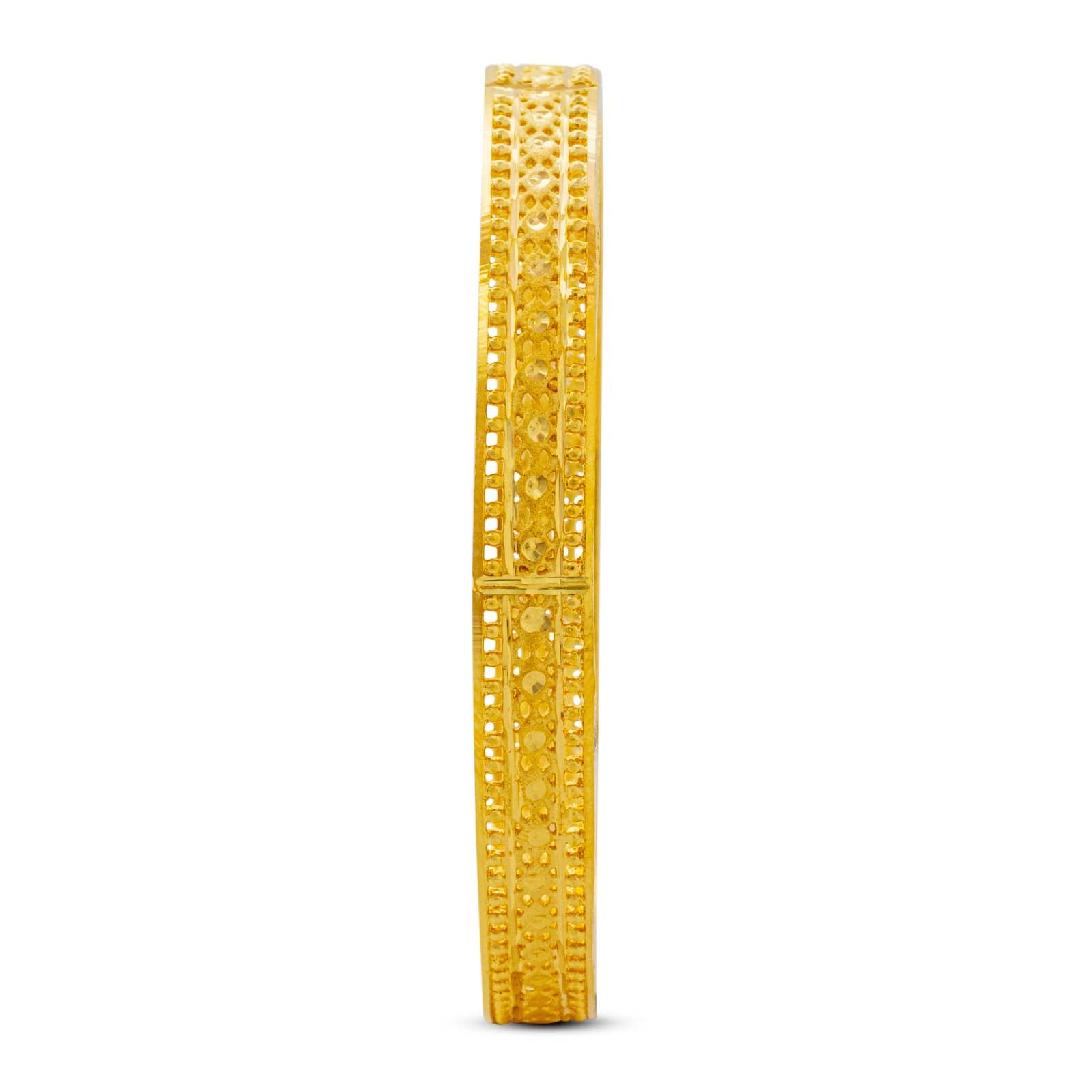 24CT HEAVY Gold Layered BIJOUTERIE BAYDAOUI BANGLE PGB40-022