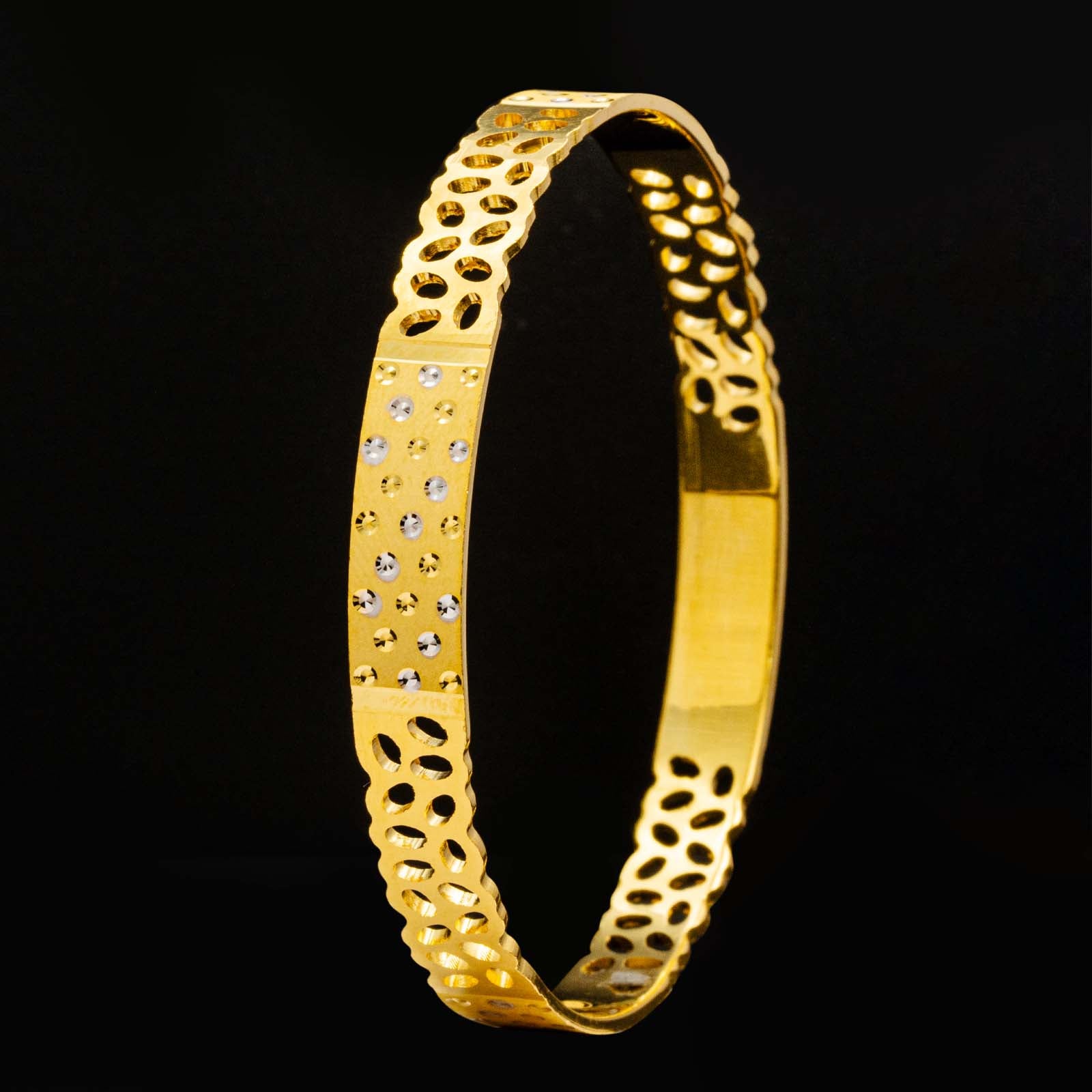RHODIUM BANGLE PRGB58-032