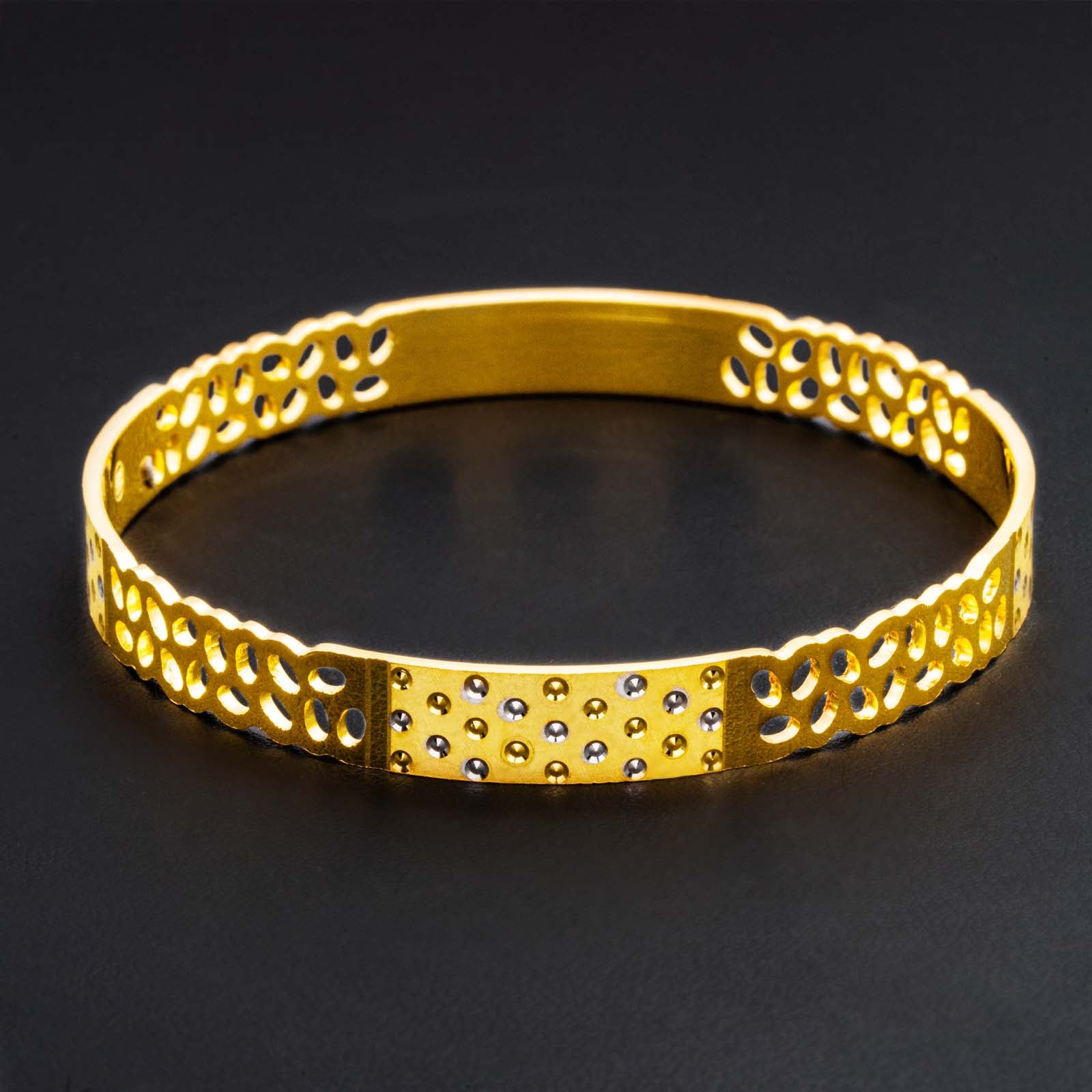 RHODIUM BANGLE PRGB58-032