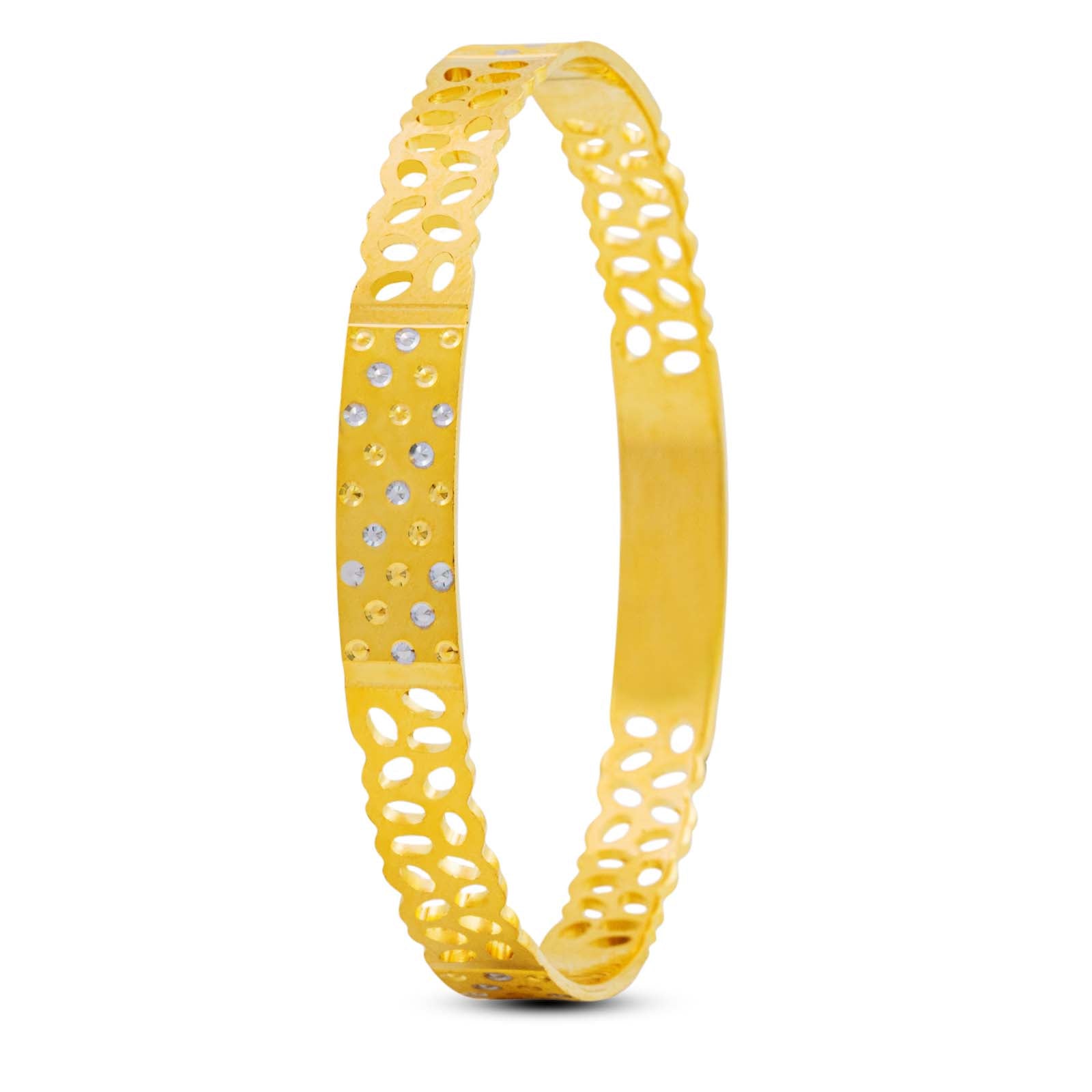 RHODIUM BANGLE PRGB58-032