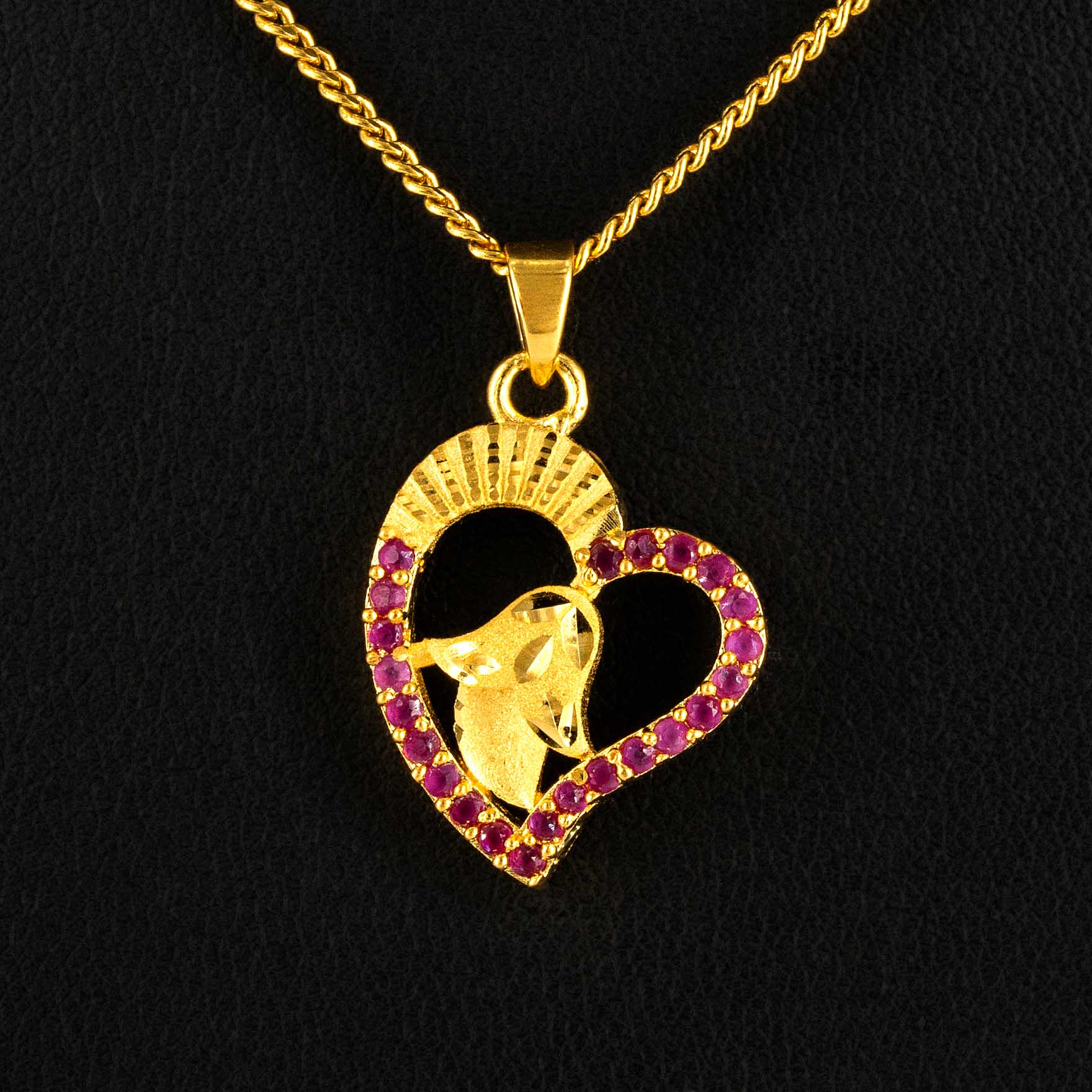 Stone Pendant PSLT115R-09