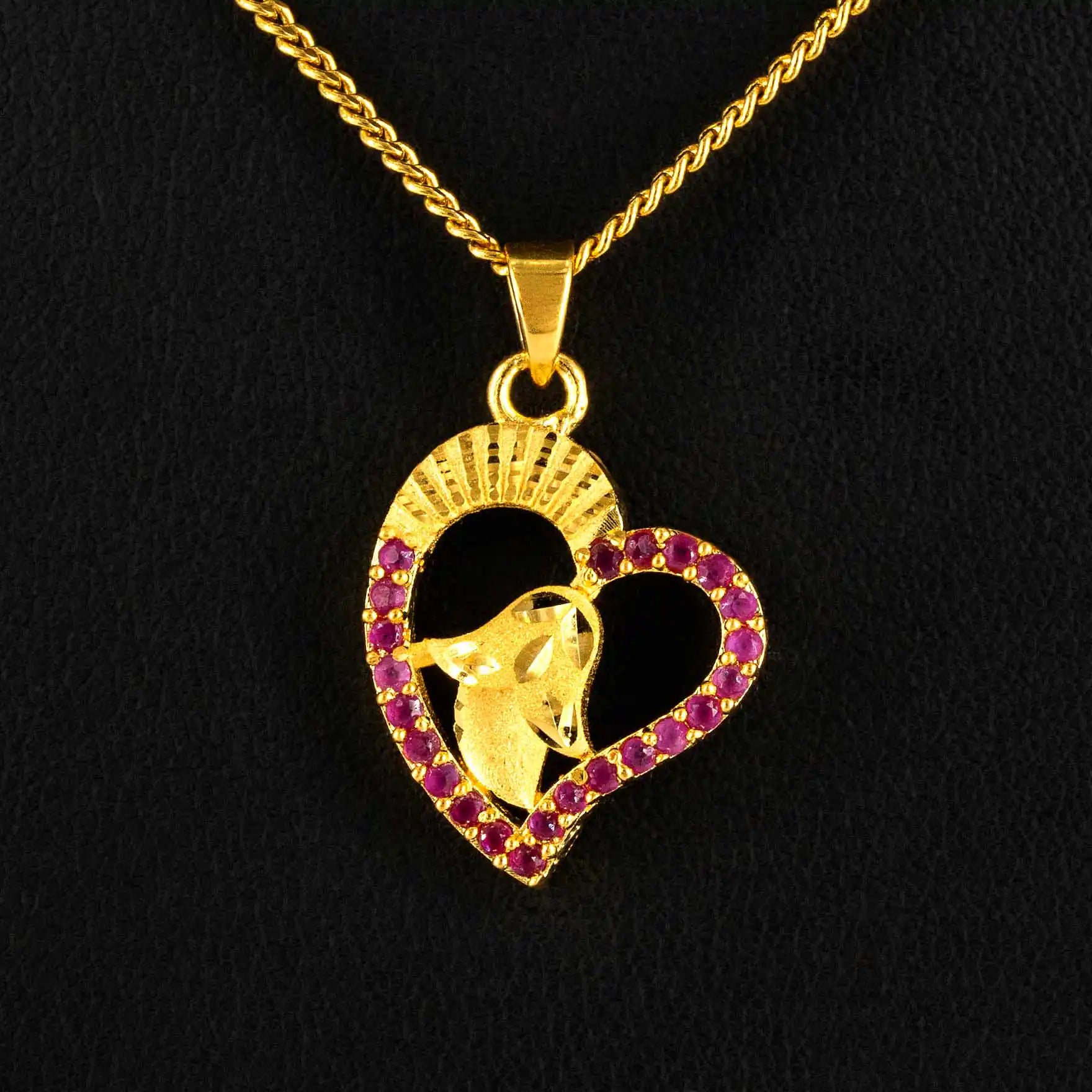 Stone Pendant PSLT115R-09