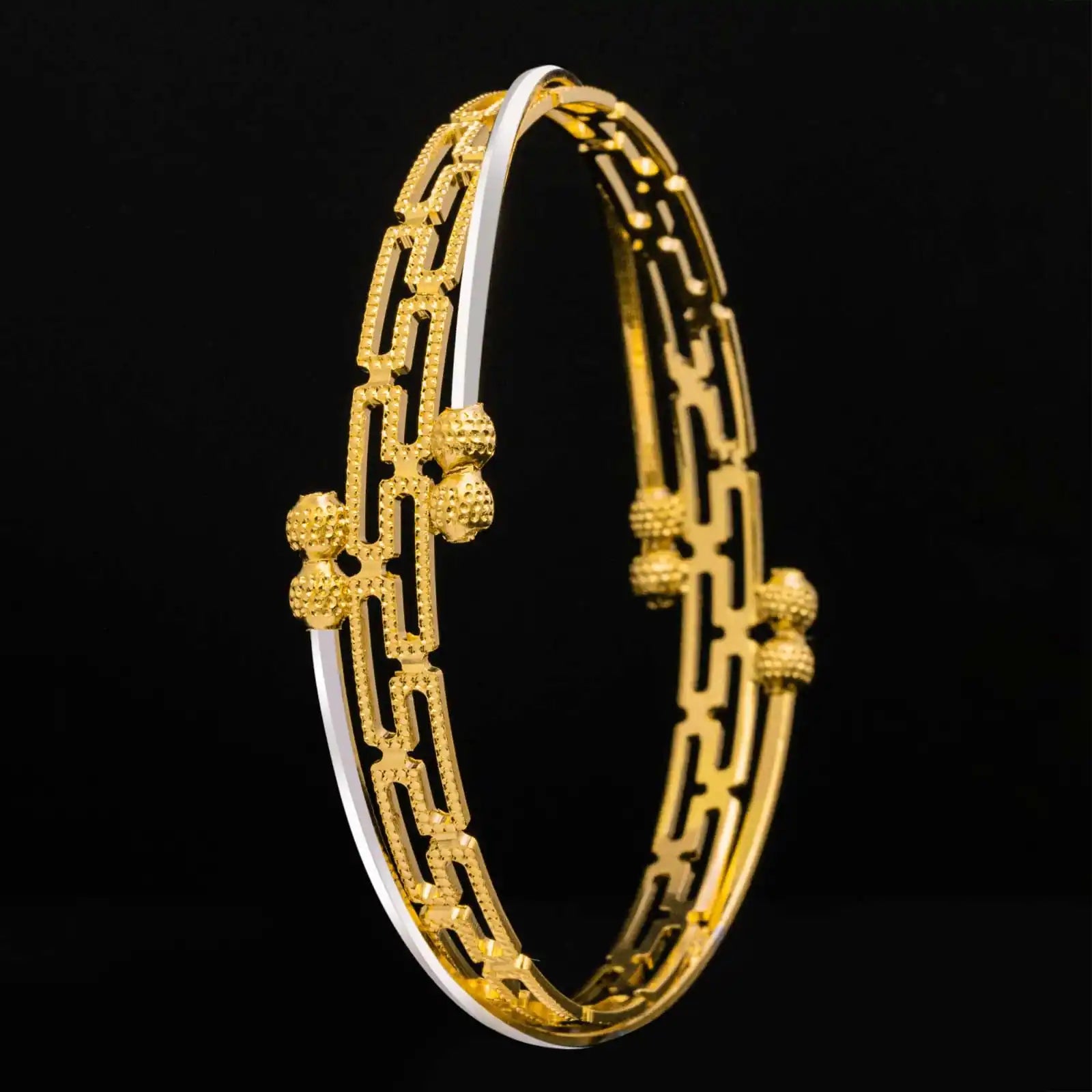 RHODIUM BANGLE PRGB35-062