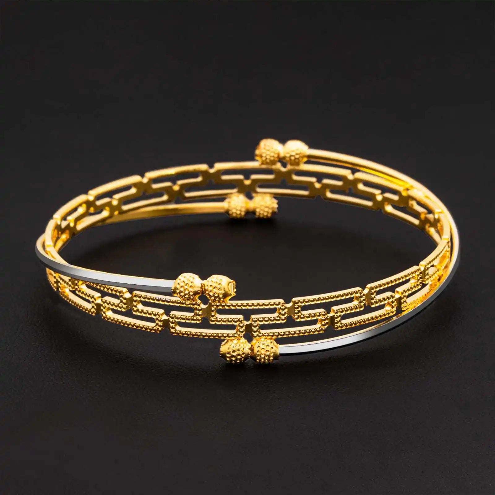 RHODIUM BANGLE PRGB35-062