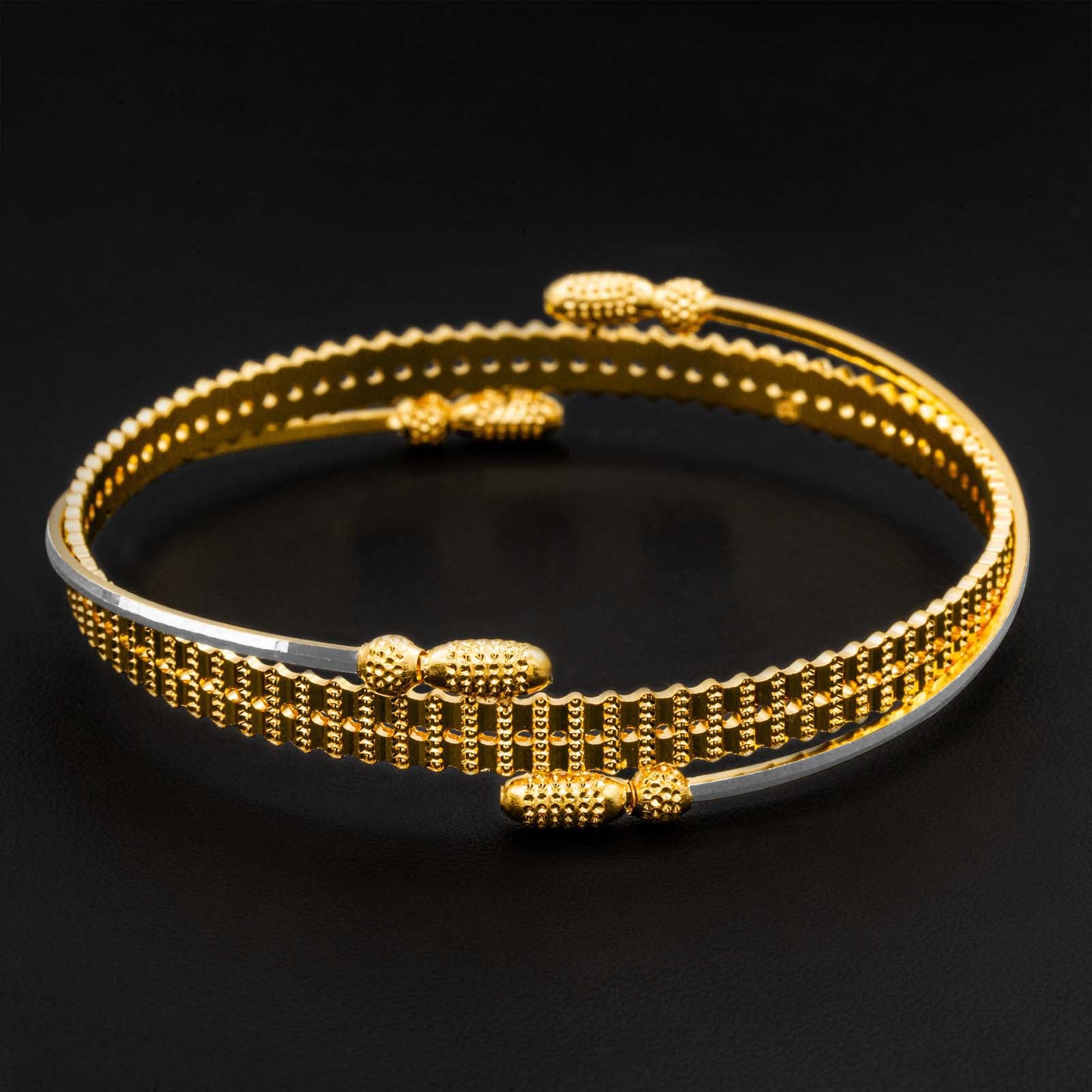 Rhodium Bangle PRGB14-062