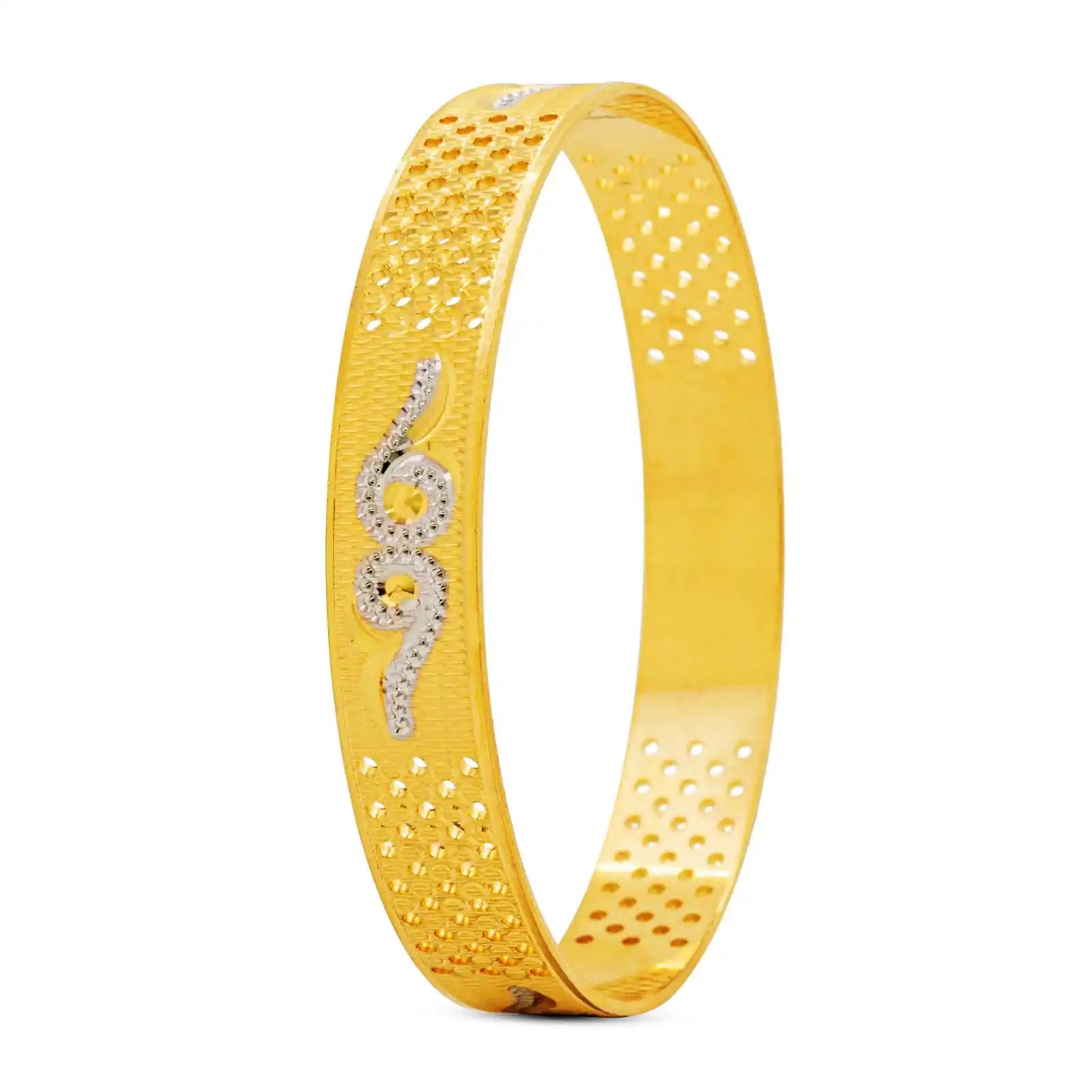 RHODIUM BANGLE PRGB39-062