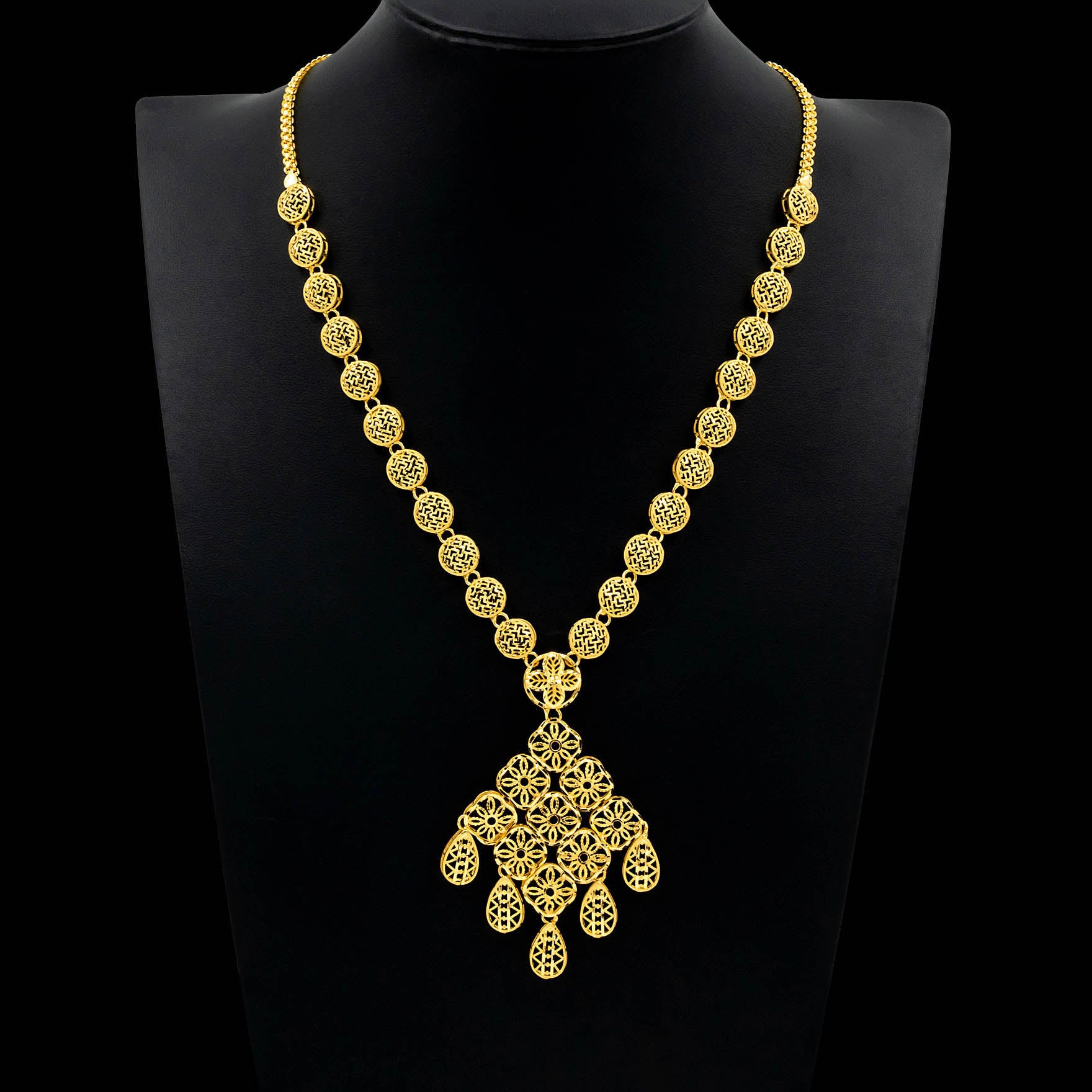 Golden Necklace PGNM16-055,PGHST110-041