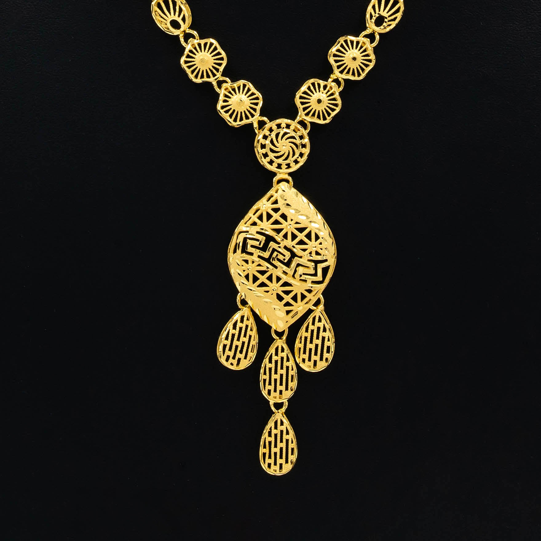 Golden Necklace PGNM7-035, PGHST108-041
