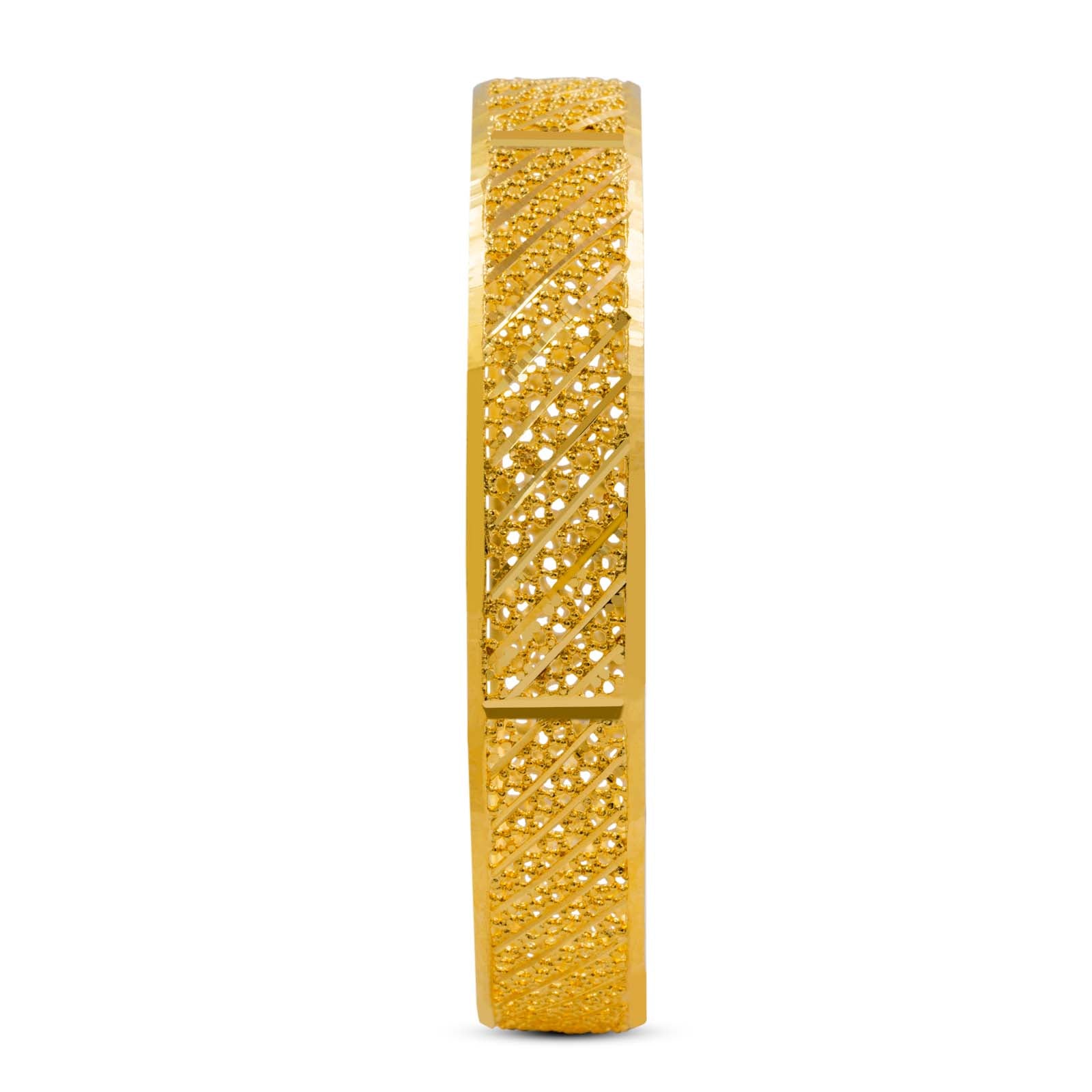 24CT HEAVY Gold Layered BOHO STYLE BANGLE PGB27-052