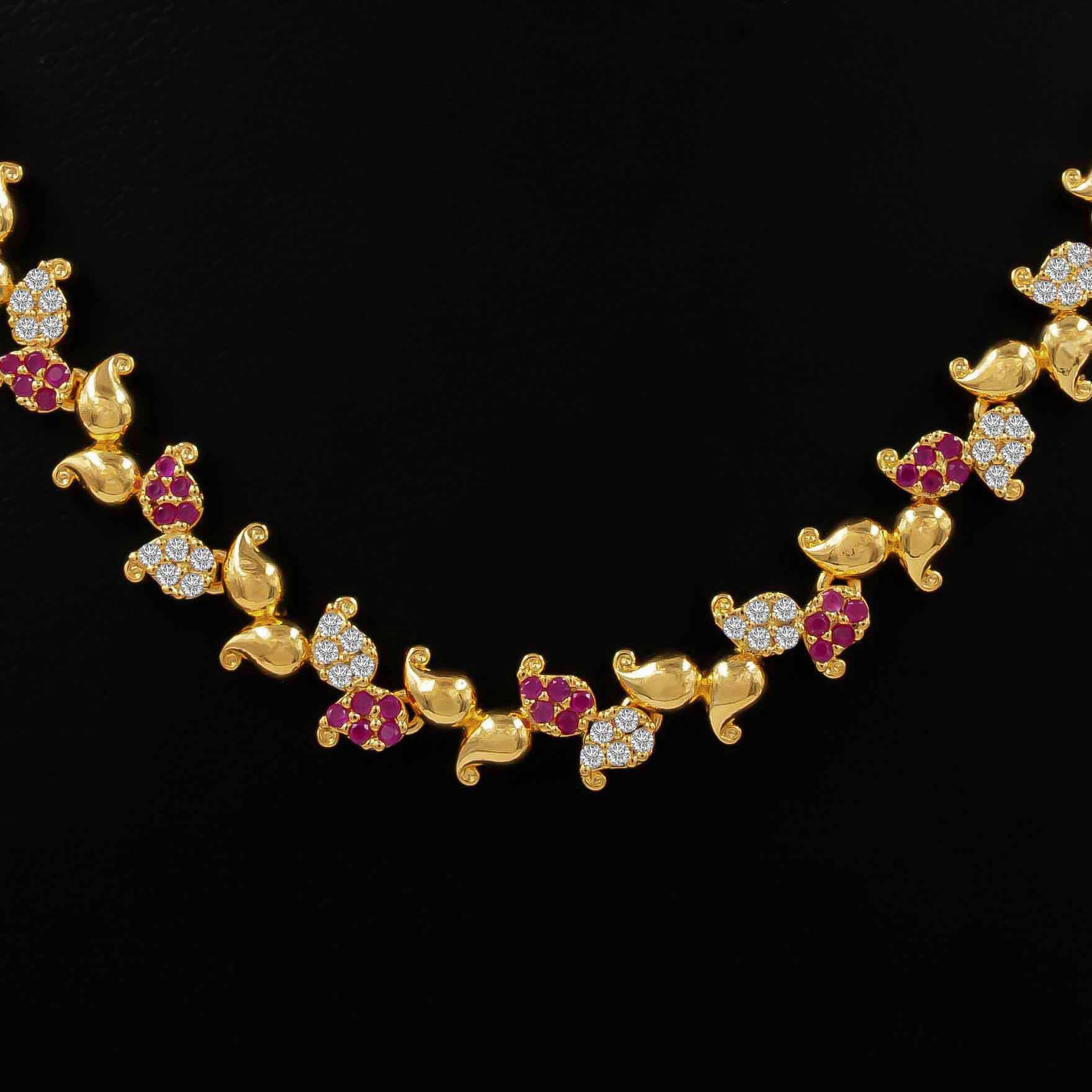 Stone necklace stud PSNS117WR-034, PSHST20WR-021