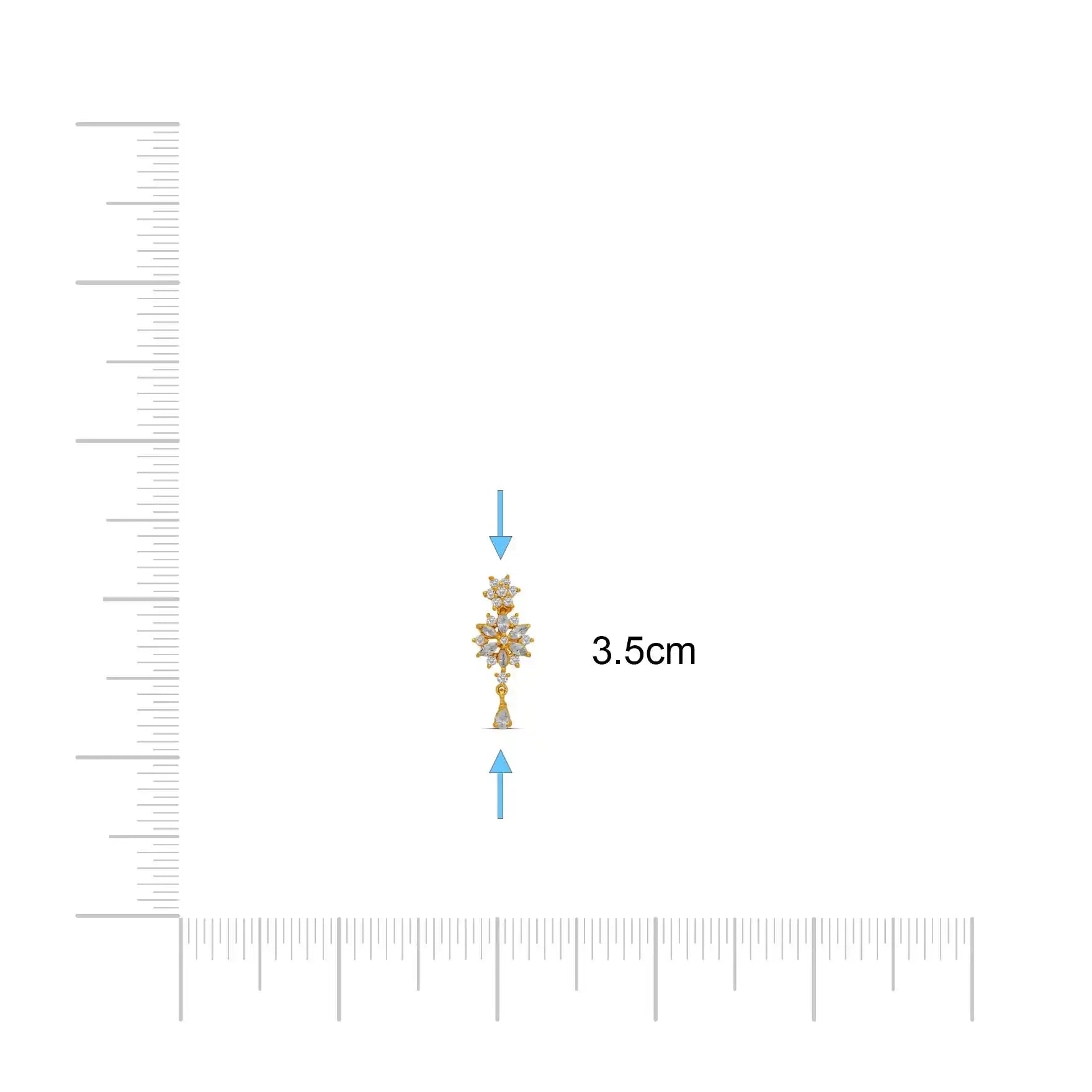 Hanging Stone Stud PSHST19W-061