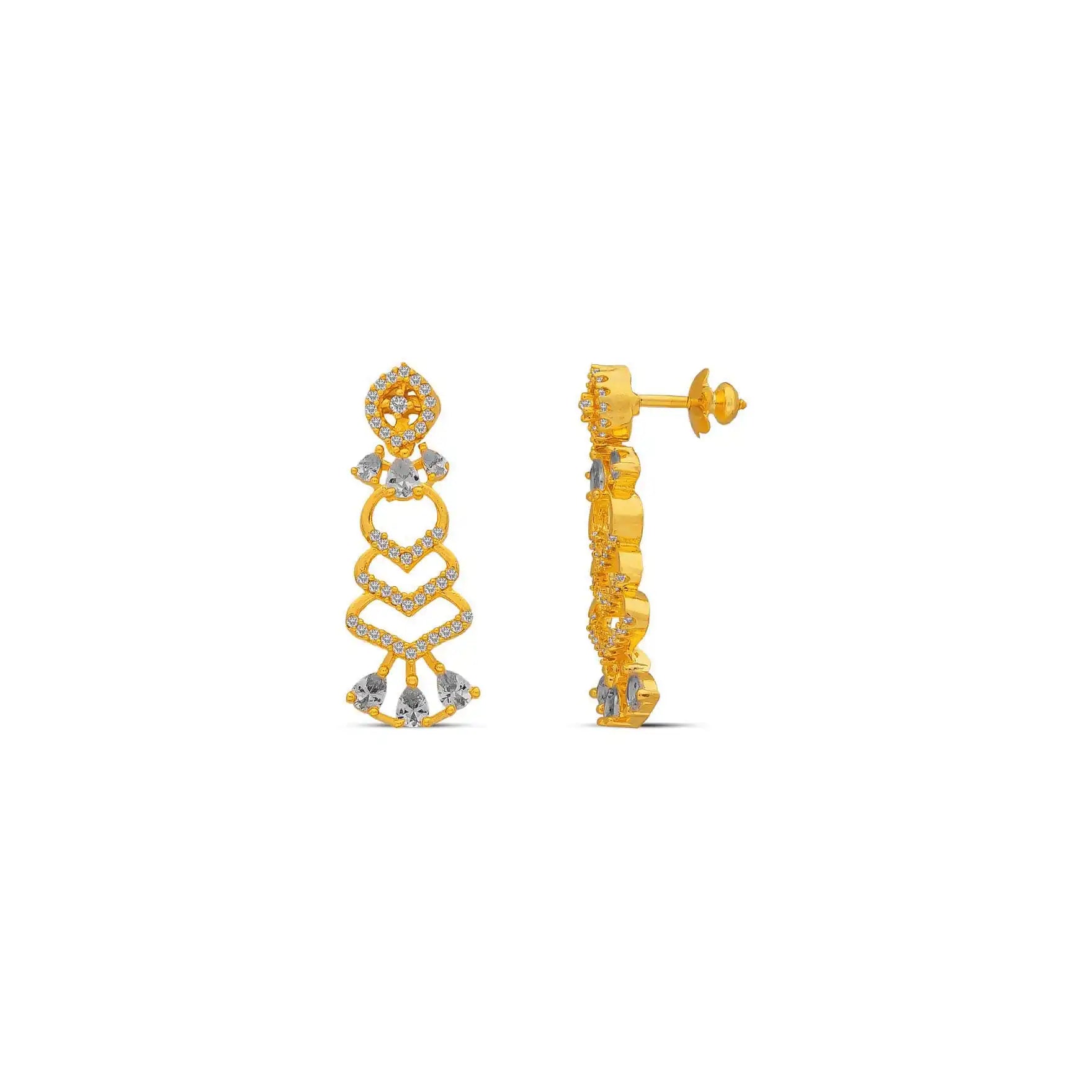 Premium Stone Hanging Stud PMSHST61W-022