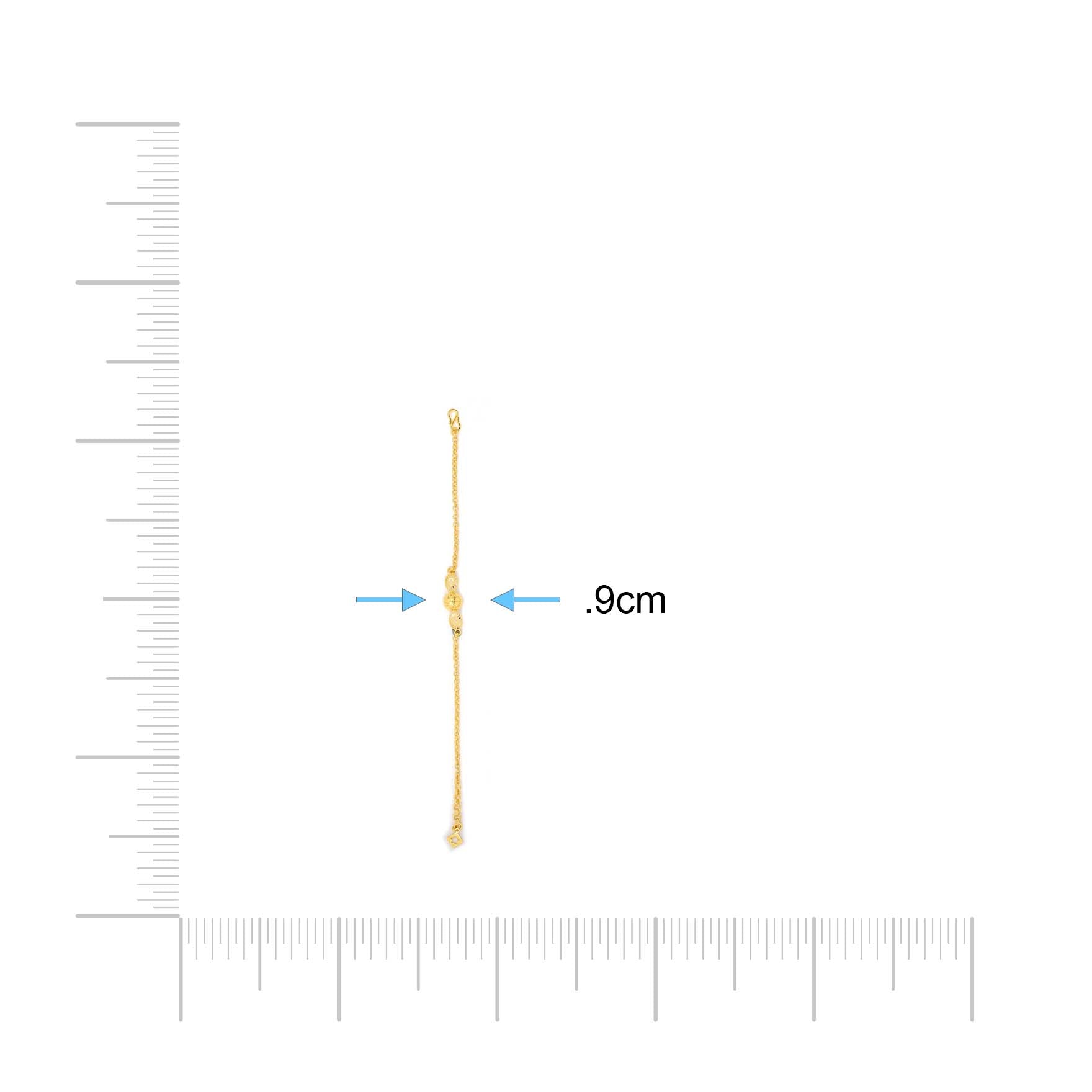 GOLD BRACELET PGBR72-022