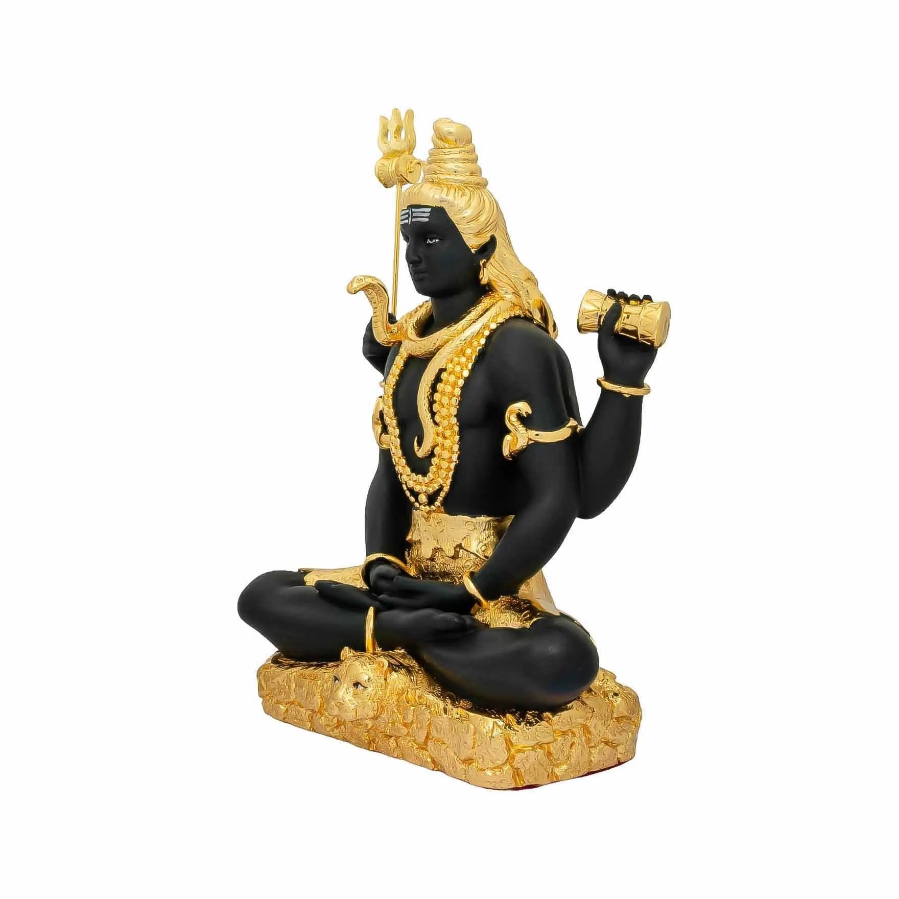 Lord Shiva Idol – Gold Layered Figurine PIDRBSI6-0021