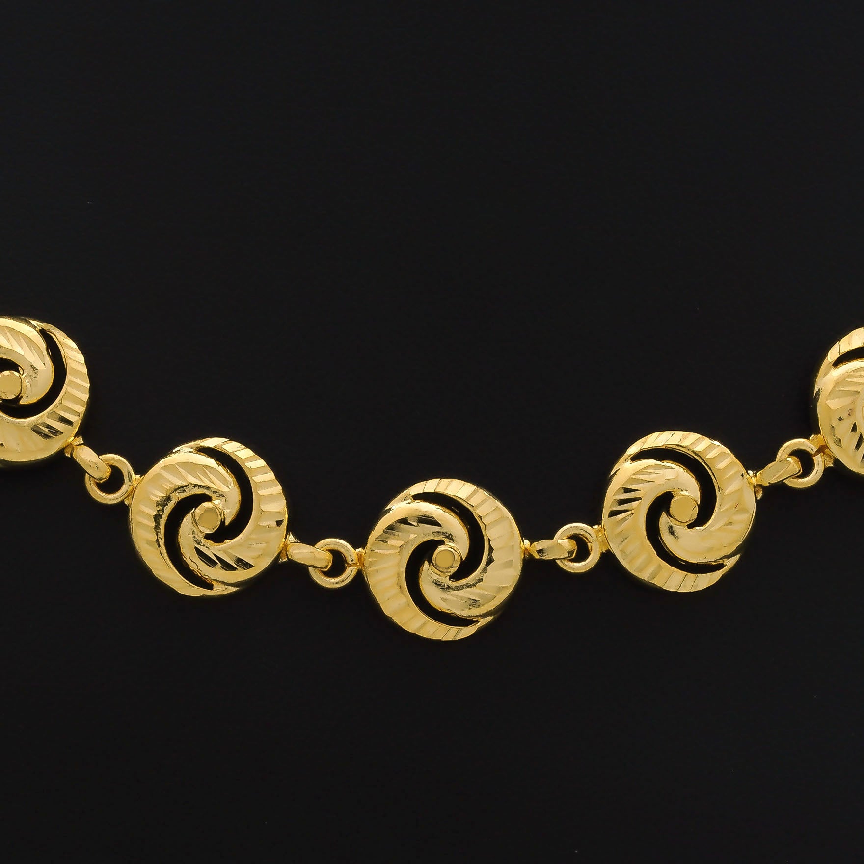 GOLDEN NECKLACE SHORT WITH GOLDEN STUD PGNS118-034, PGHST287-001