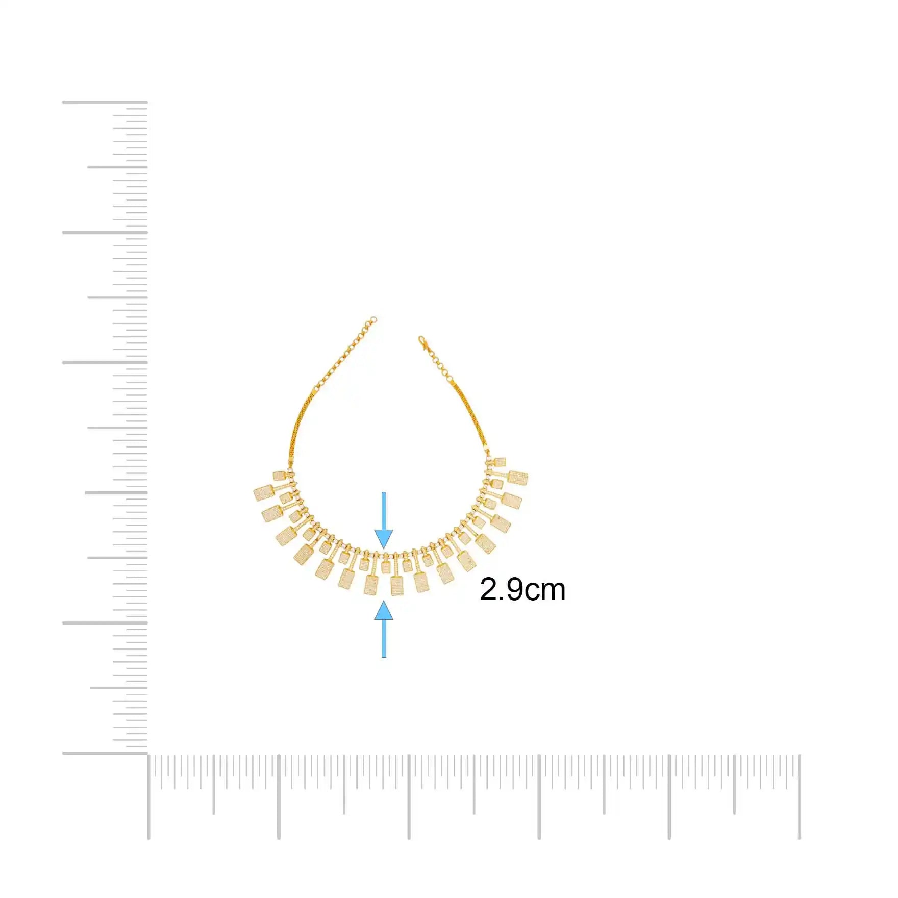 Premium Stone Necklace Short With Stud PMSNS6W-0021, PMSHST16W-052