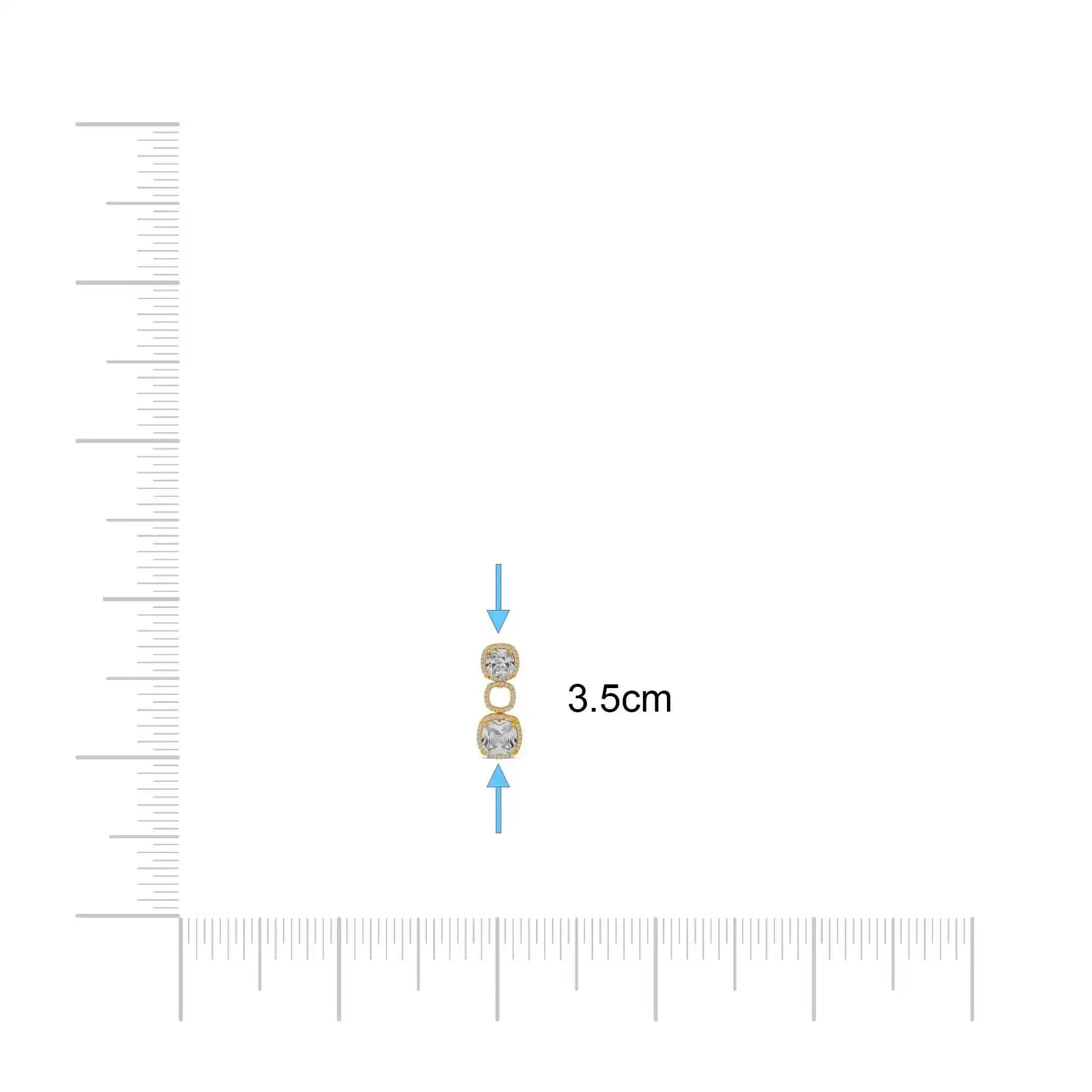 Premiun Stone Necklace with Stud PMSNS68W-008, PMSHST82W-082