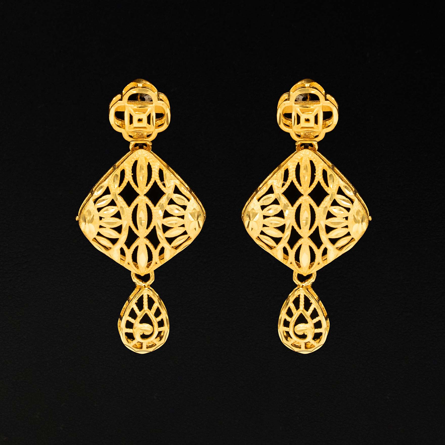 Golden Necklace with Stud PGNM9-035, PGHST122-041