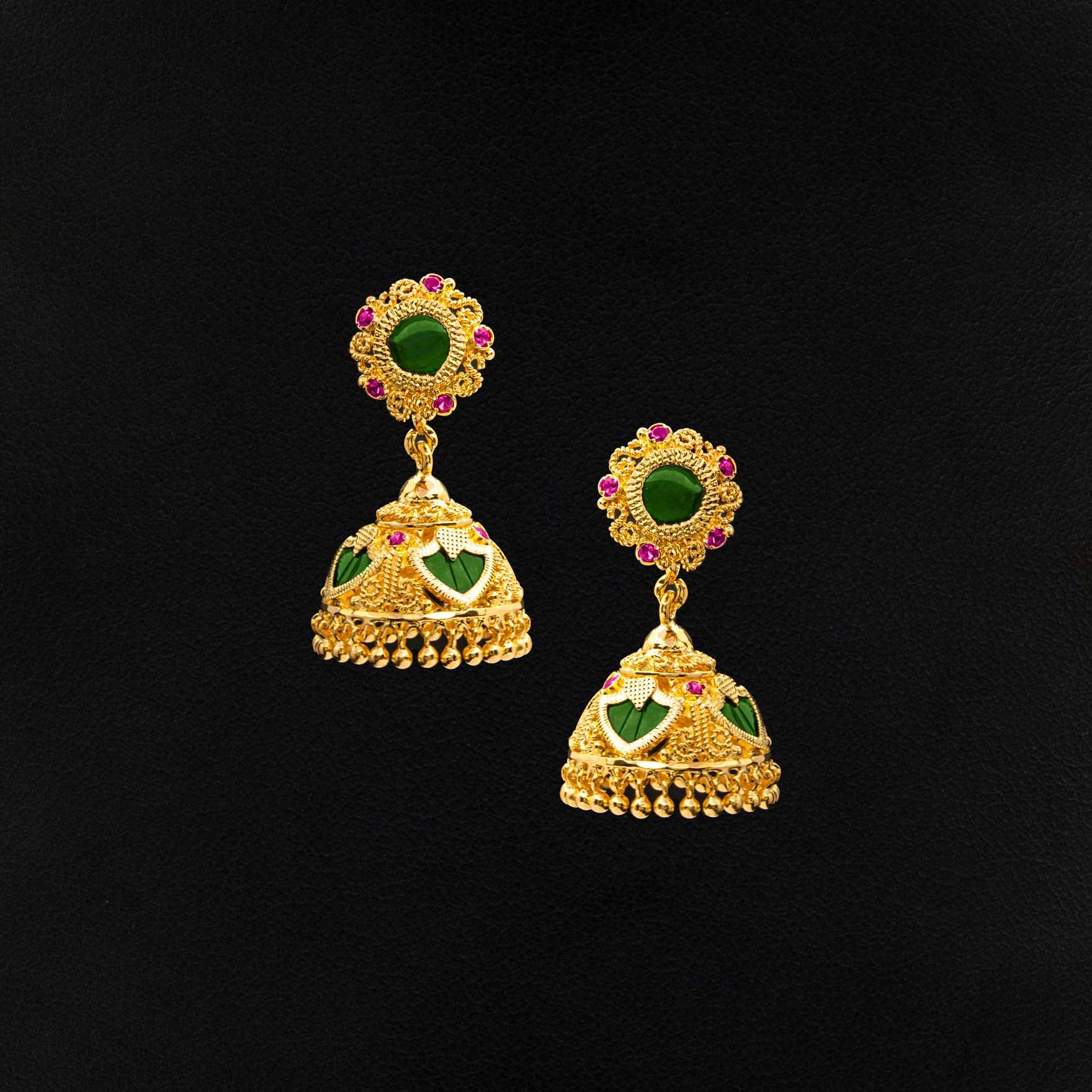 Shop Gold Plated Eden Stone Earrings | Parakkat Jewels