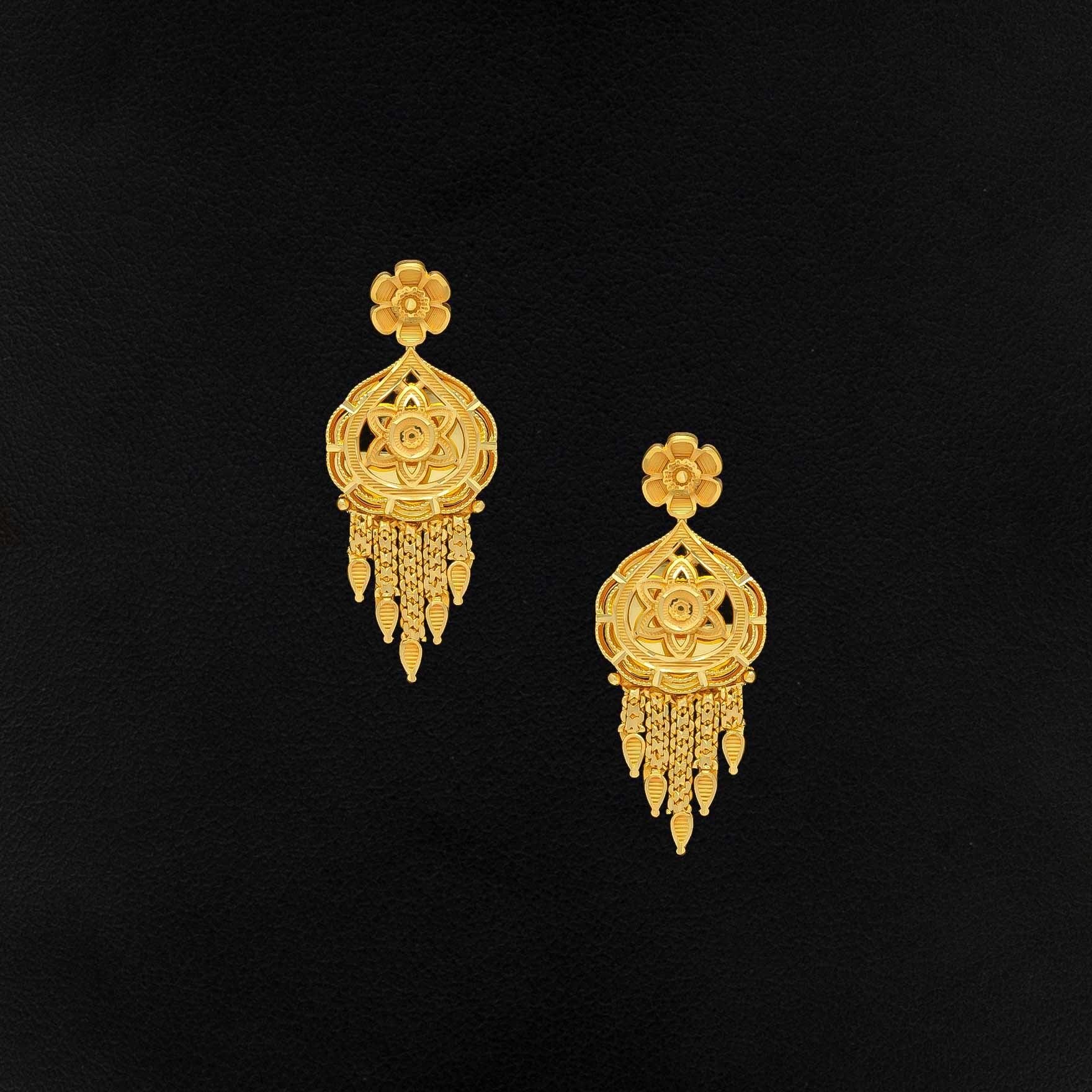 GOLDEN LONG NECKLACE WITH STUD PGNL29-067, PGHST53-061