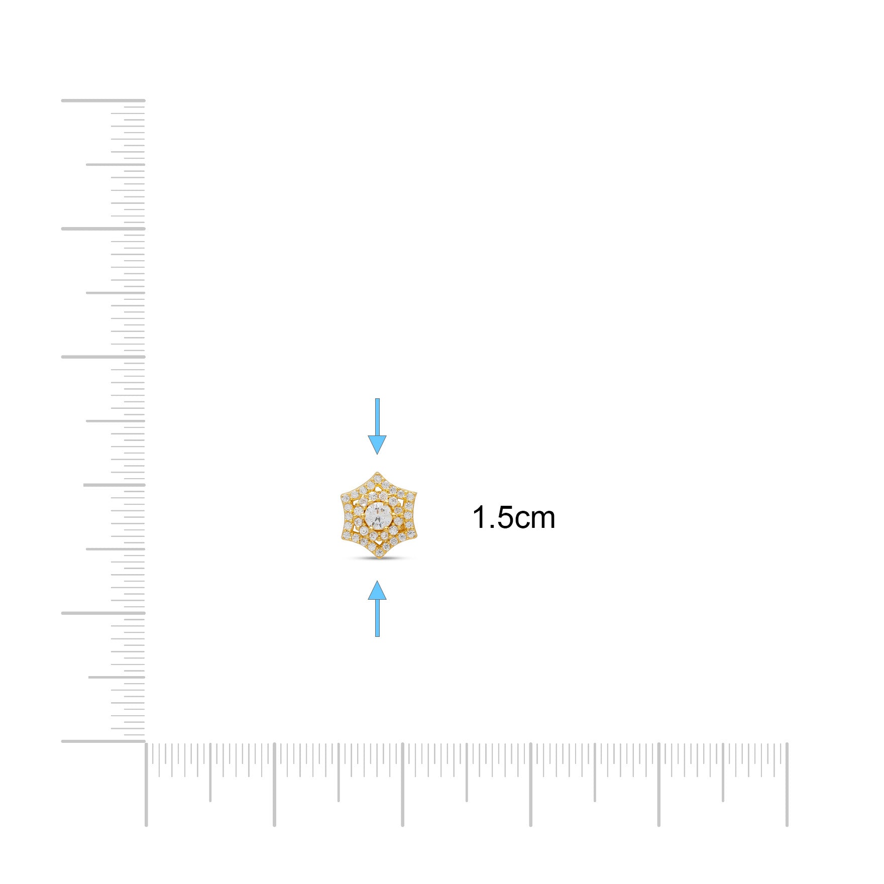 PREMIUM STONE STUD PMSST8W-002