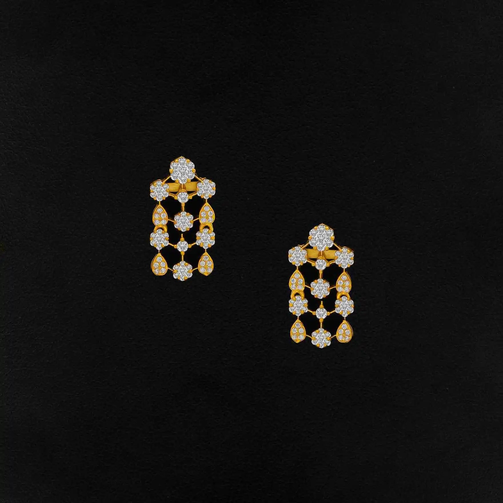 Premium Stone Necklace with Stud PMSHST7W-002, PMSNS1W-056
