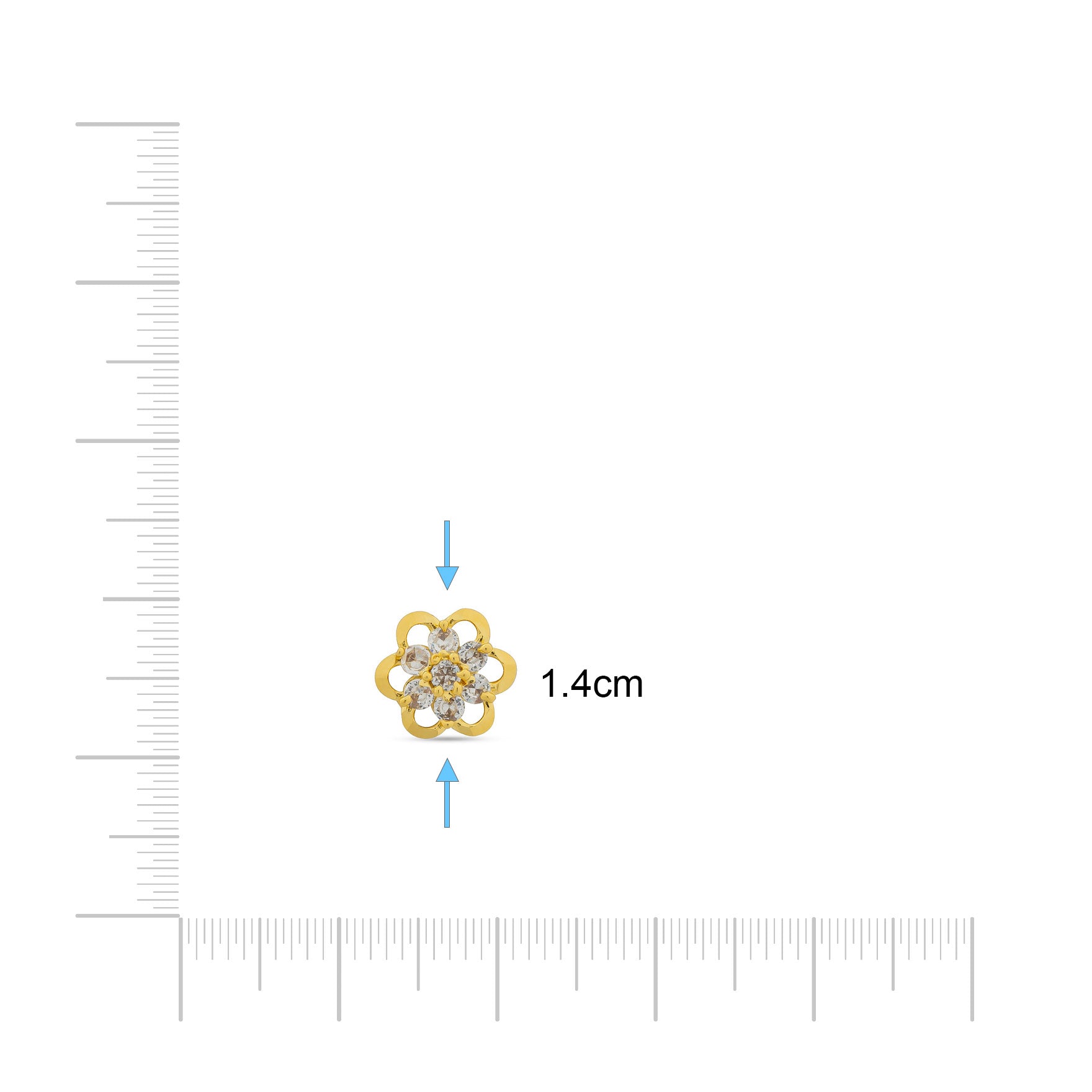 STONE EARRING PSST341W-001