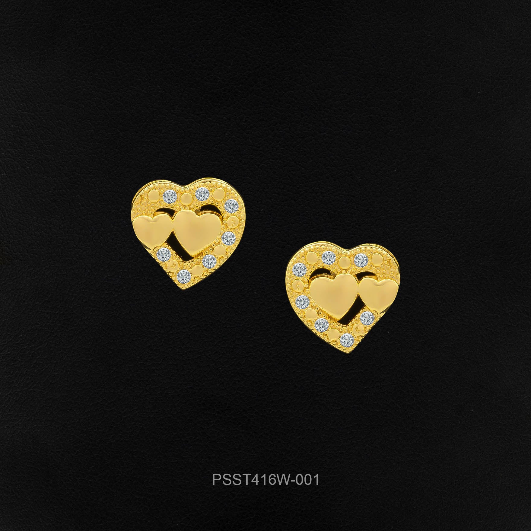 Stone Earring PSST416W-001