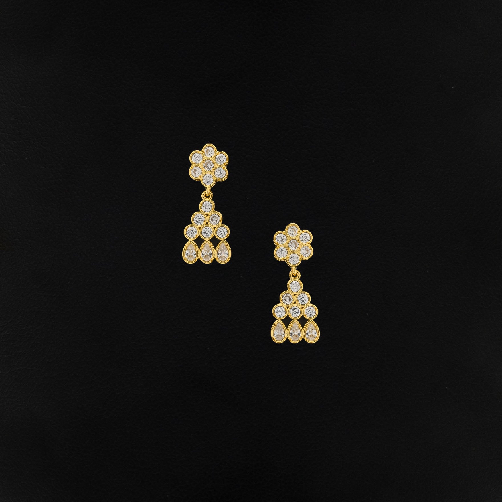 STONE NECKLACE LONG WITH GOLDEN STUD PSNS95W-036, PSHST121W-061