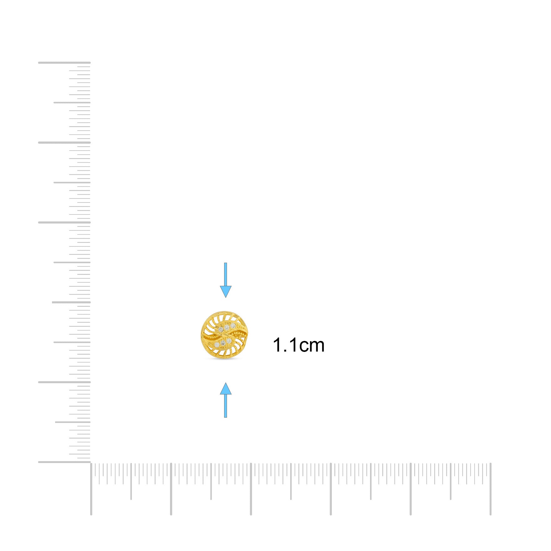 STONE EARRING PSST388W-001