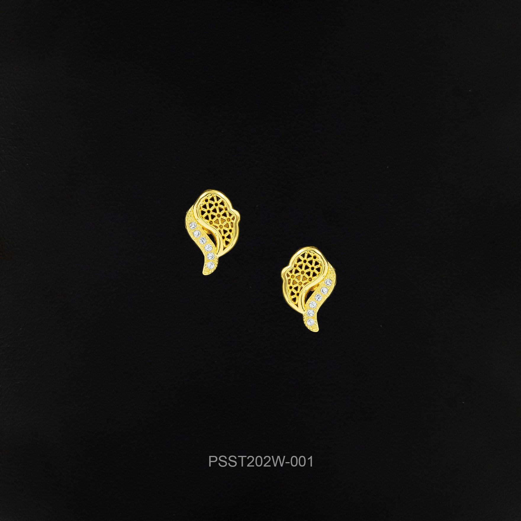STONE EARRING PSST202W-001