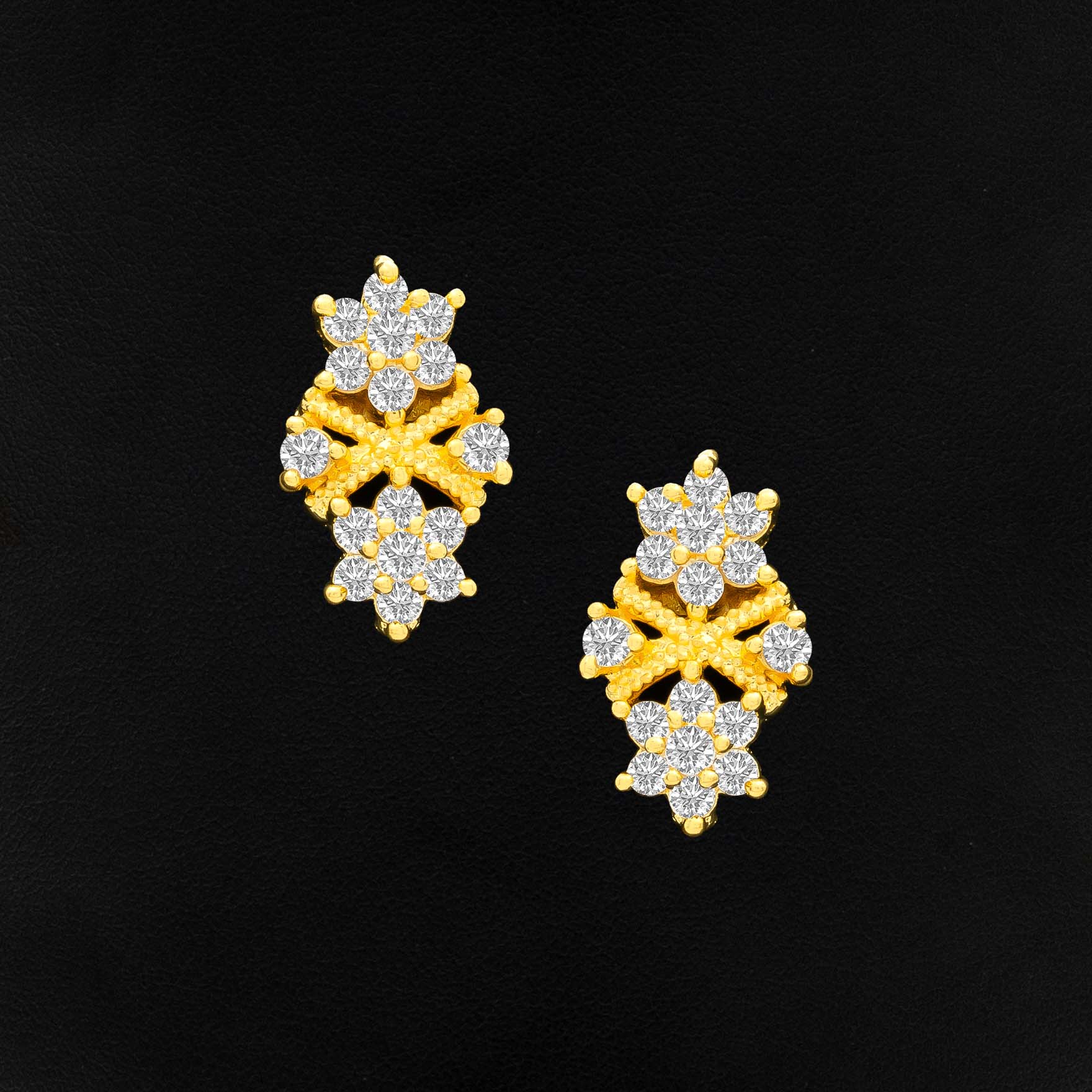 STONE EARRING PSST136W-001