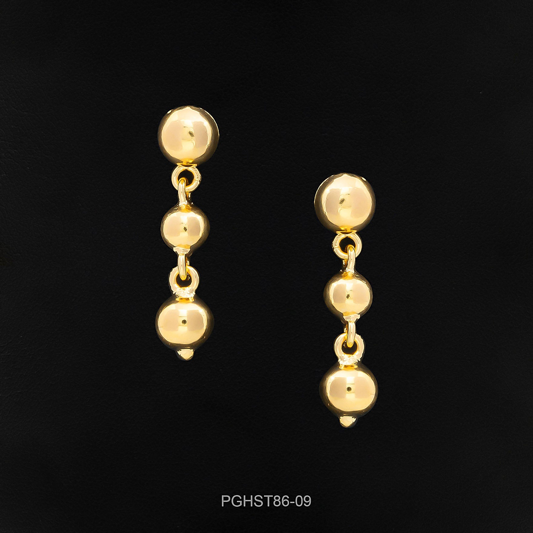 GOLDEN HANGING STUD PGHST86-09