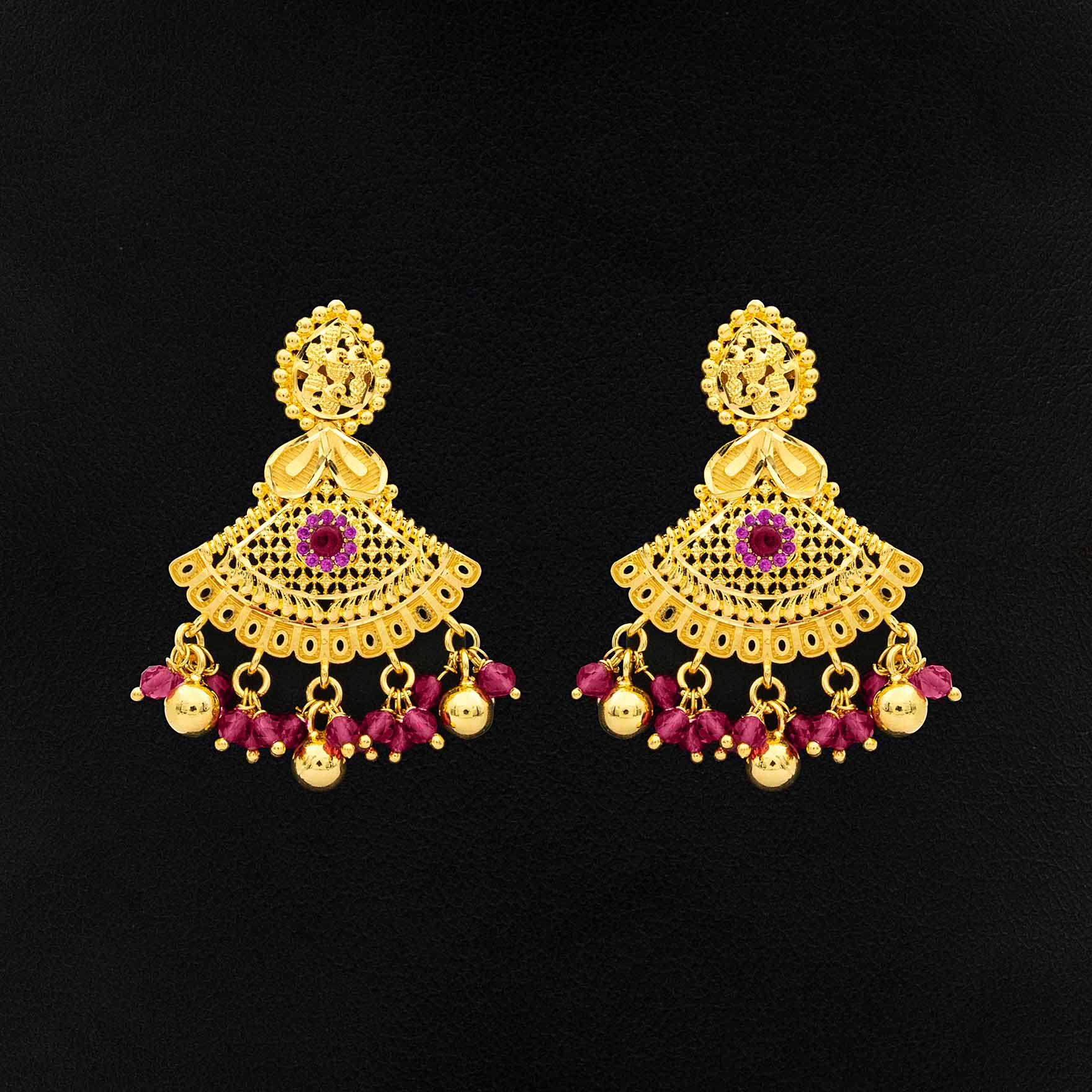 STONE NECKLACE LONG WITH GOLDEN STUD PSNS24R-0321, PSHST70R-081