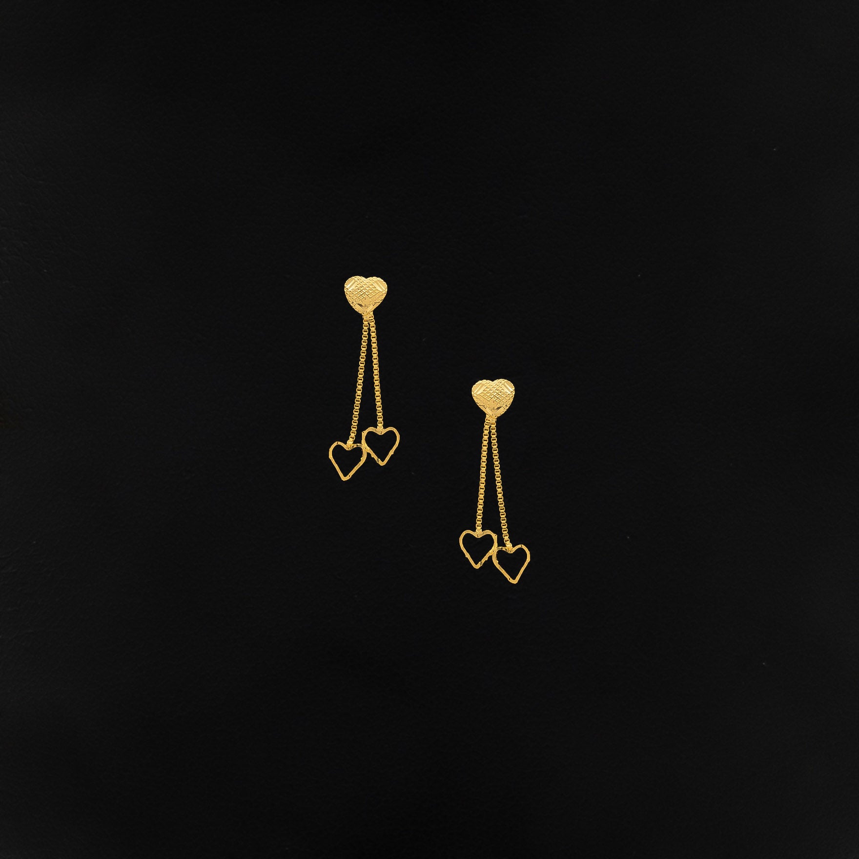 GOLDEN HANGING STUD PGHST245-001