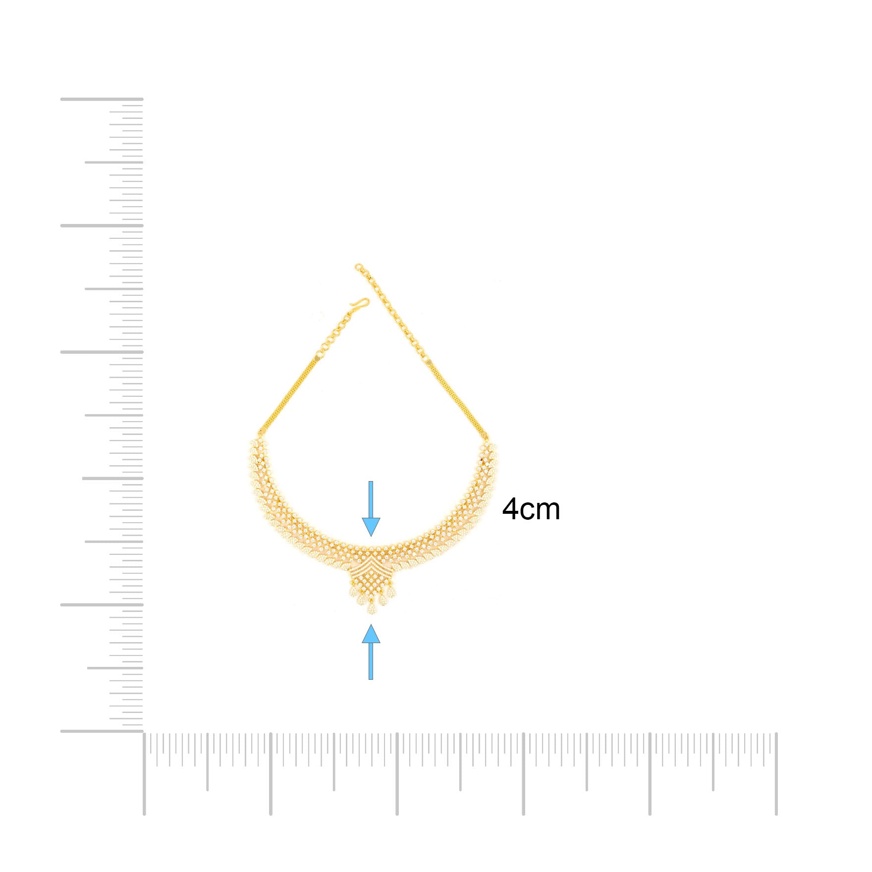 Premiun Stone Necklace with Stud PMSNS27W-0021, PMSHST53W-023