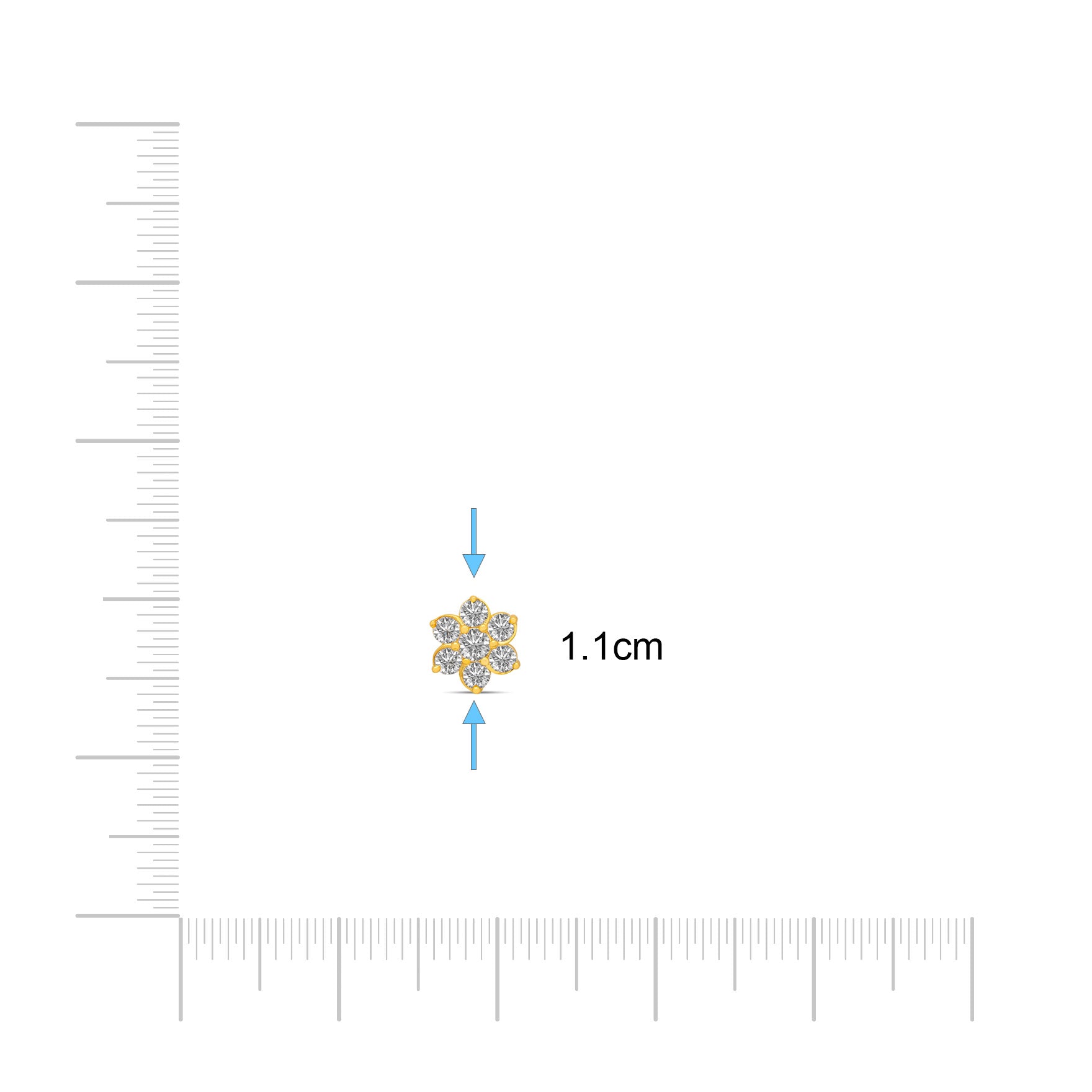 PKT STONE STUD PSST532W-001