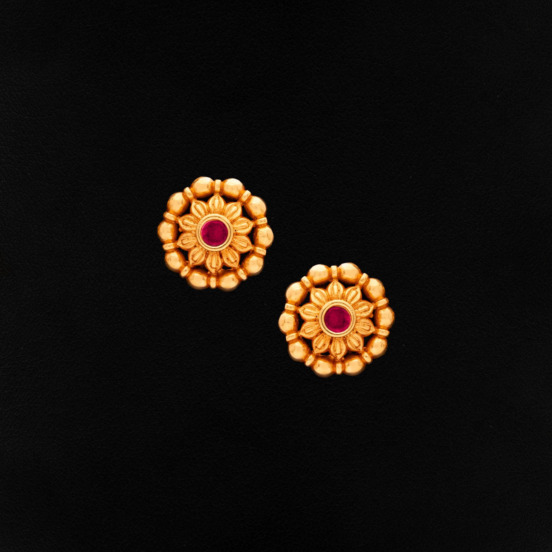 SRESHTA COLLECTION GERU NECKLACE WITH STUD PSGRNSSR106-036, PSGRSTSR25R-041