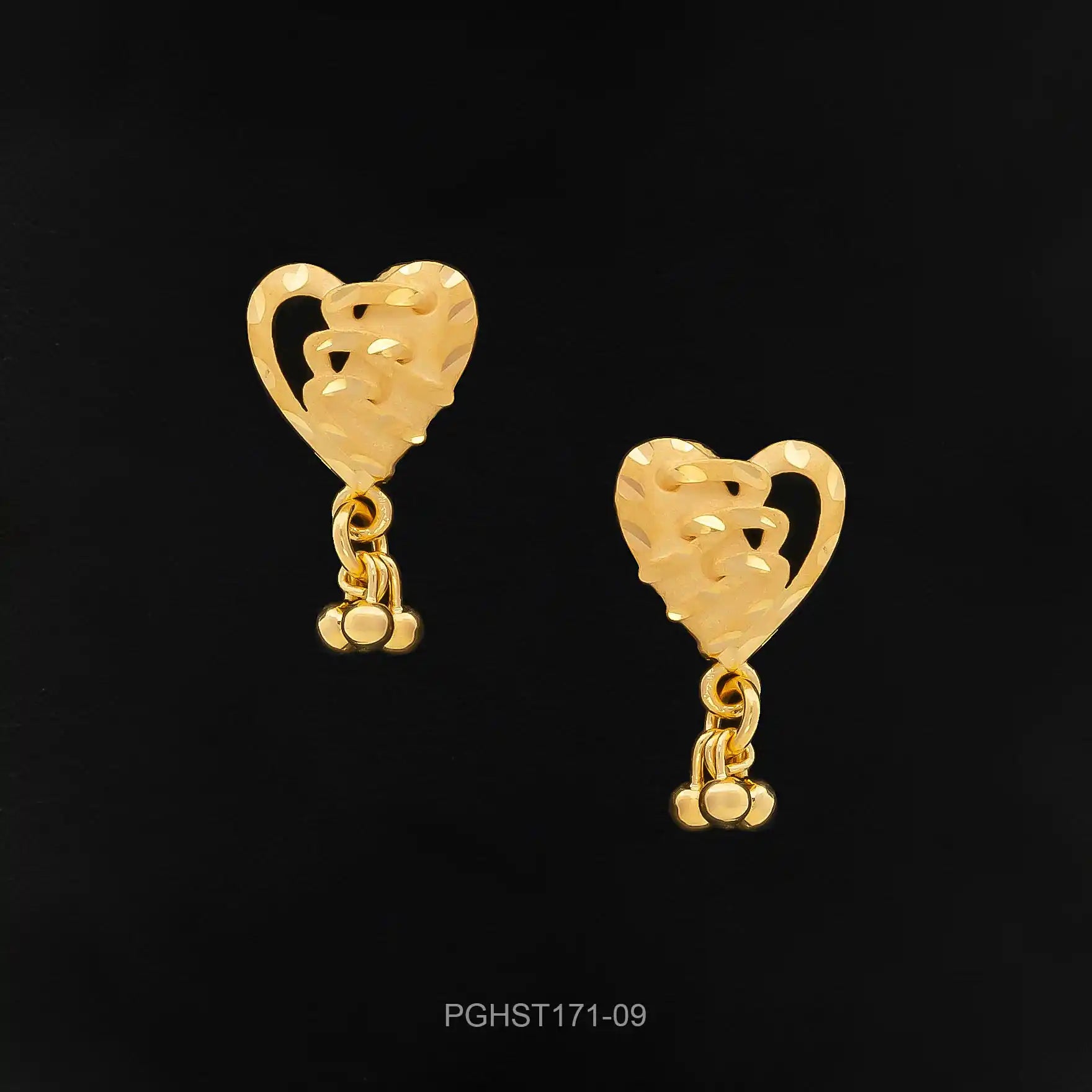 GOLDEN HANGING STUD PGHST171-09