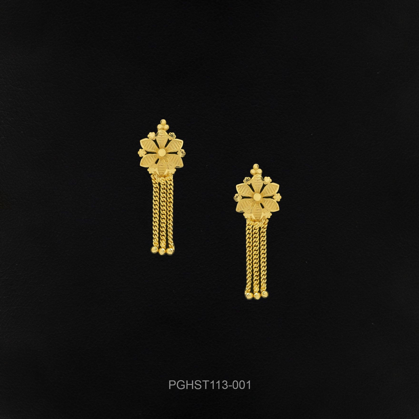 GOLDEN HANGING STUD PGHST113-001